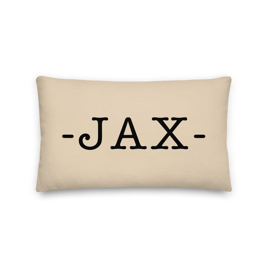 Farmhouse Throw Pillow - Buffalo Plaid • JAX Jacksonville • YHM Designs - Image 01