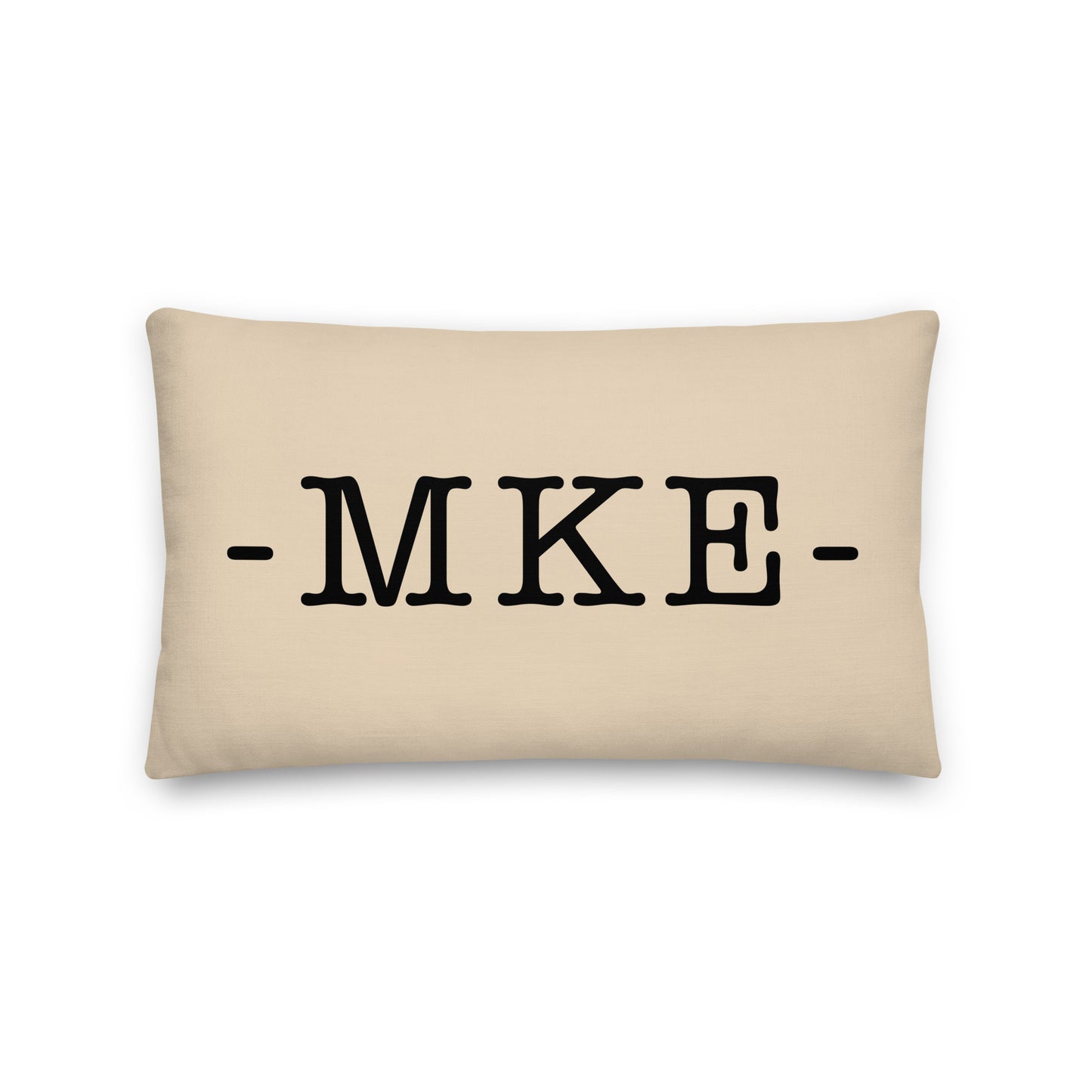 Farmhouse Throw Pillow - Buffalo Plaid • MKE Milwaukee • YHM Designs - Image 01