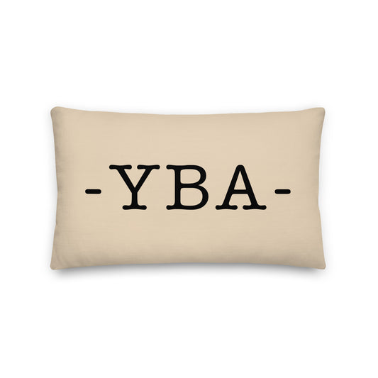 Farmhouse Throw Pillow - Buffalo Plaid • YBA Banff • YHM Designs - Image 01