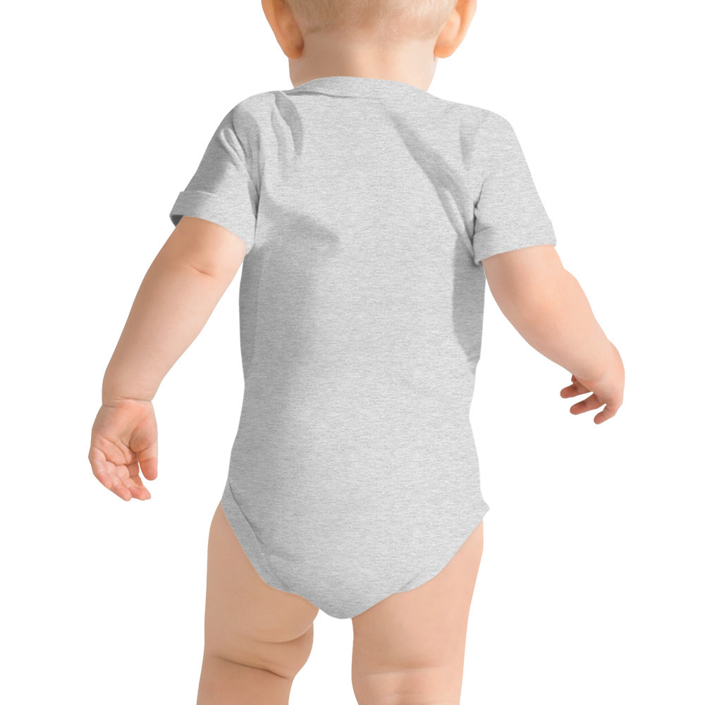 Airplane Window Baby Bodysuit - Sky Blue • YYC Calgary • YHM Designs - Image 04