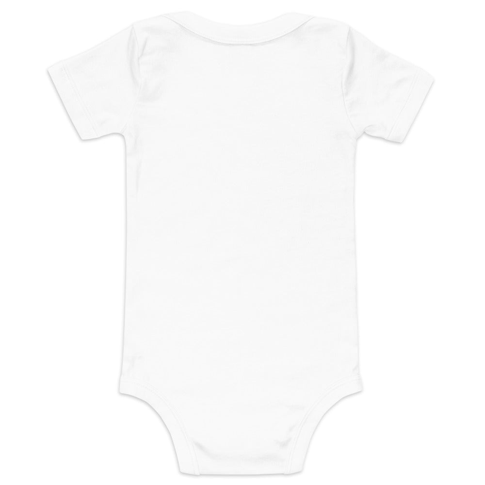 Airplane Window Baby Bodysuit - Sky Blue • YYC Calgary • YHM Designs - Image 06