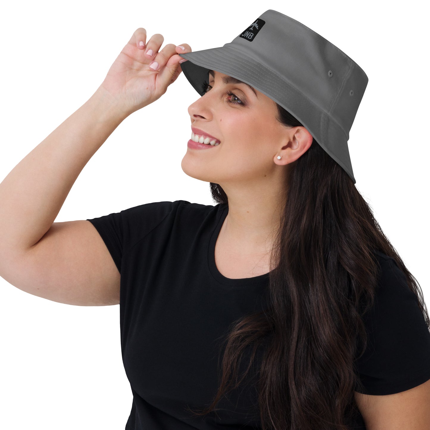 Jetliner Bucket Hat • Grey • JNB Johannesburg • YHM Designs - Image 02