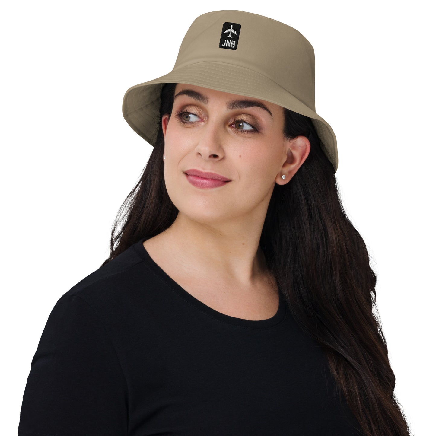 Jetliner Bucket Hat • Khaki • JNB Johannesburg • YHM Designs - Image 03