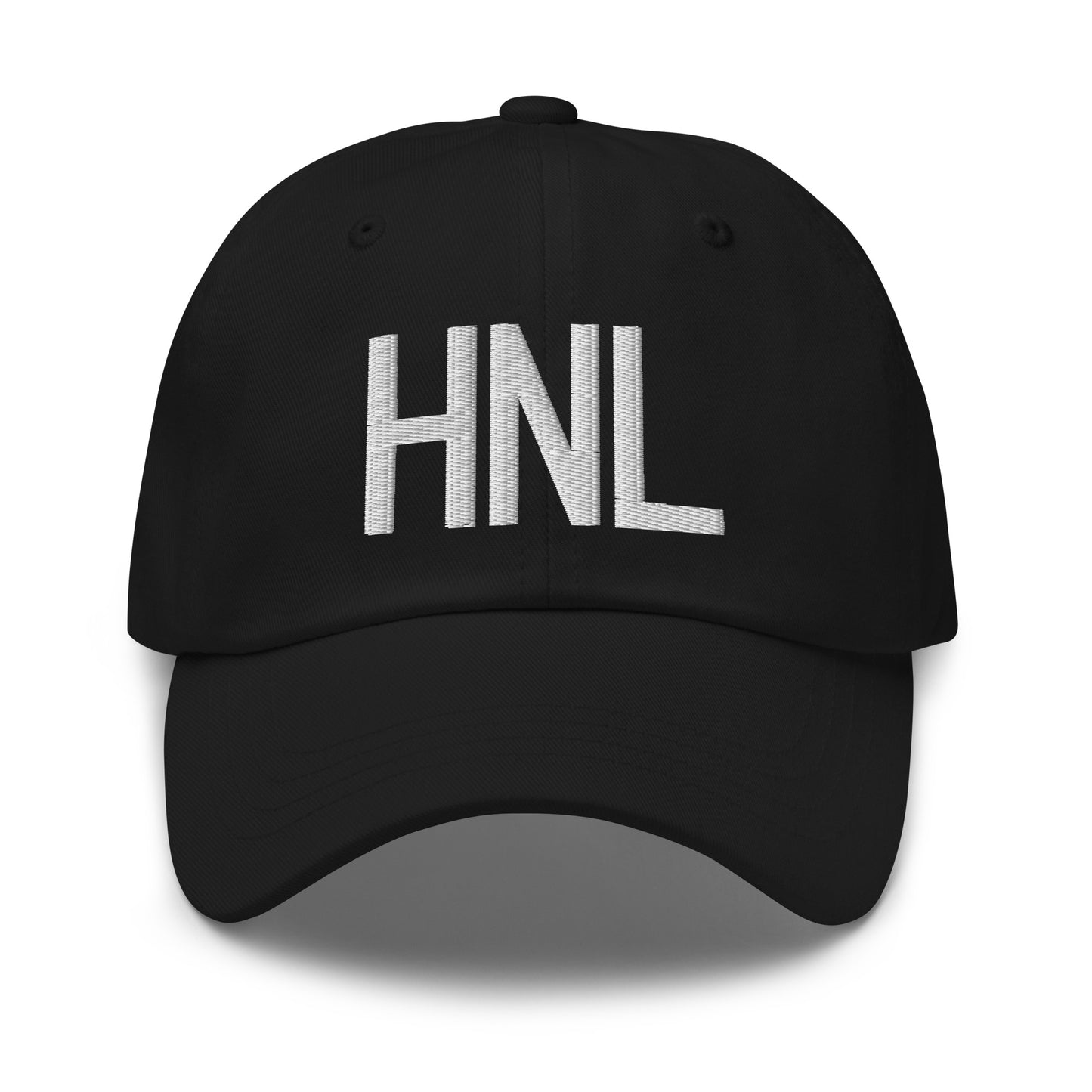 Airport Code Baseball Cap - White • HNL Honolulu • YHM Designs - Image 14