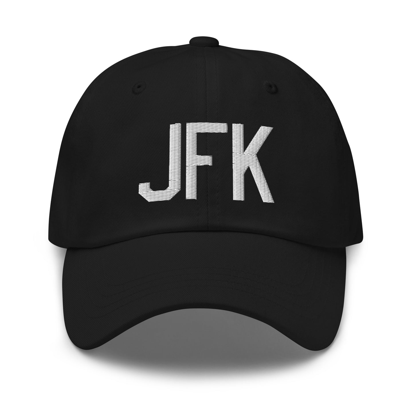 Airport Code Baseball Cap - White • JFK New York City • YHM Designs - Image 14