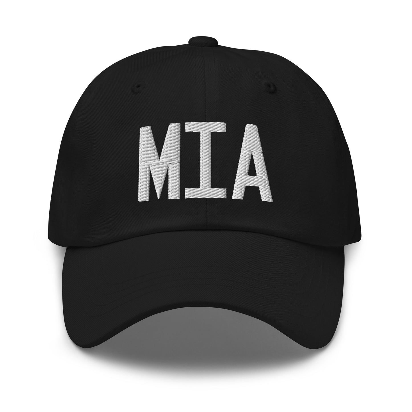 Airport Code Baseball Cap - White • MIA Miami • YHM Designs - Image 14