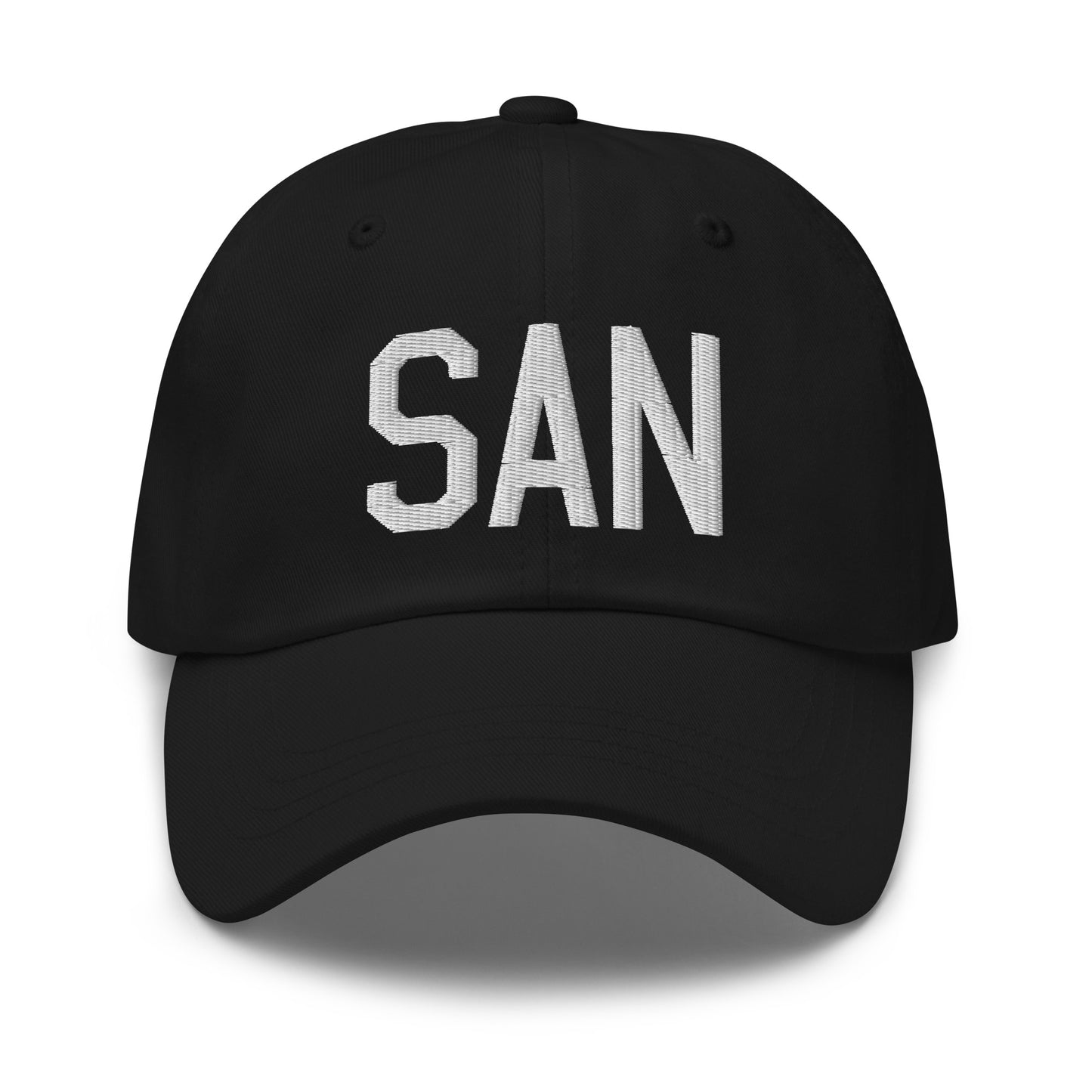 Airport Code Baseball Cap - White • SAN San Diego • YHM Designs - Image 14