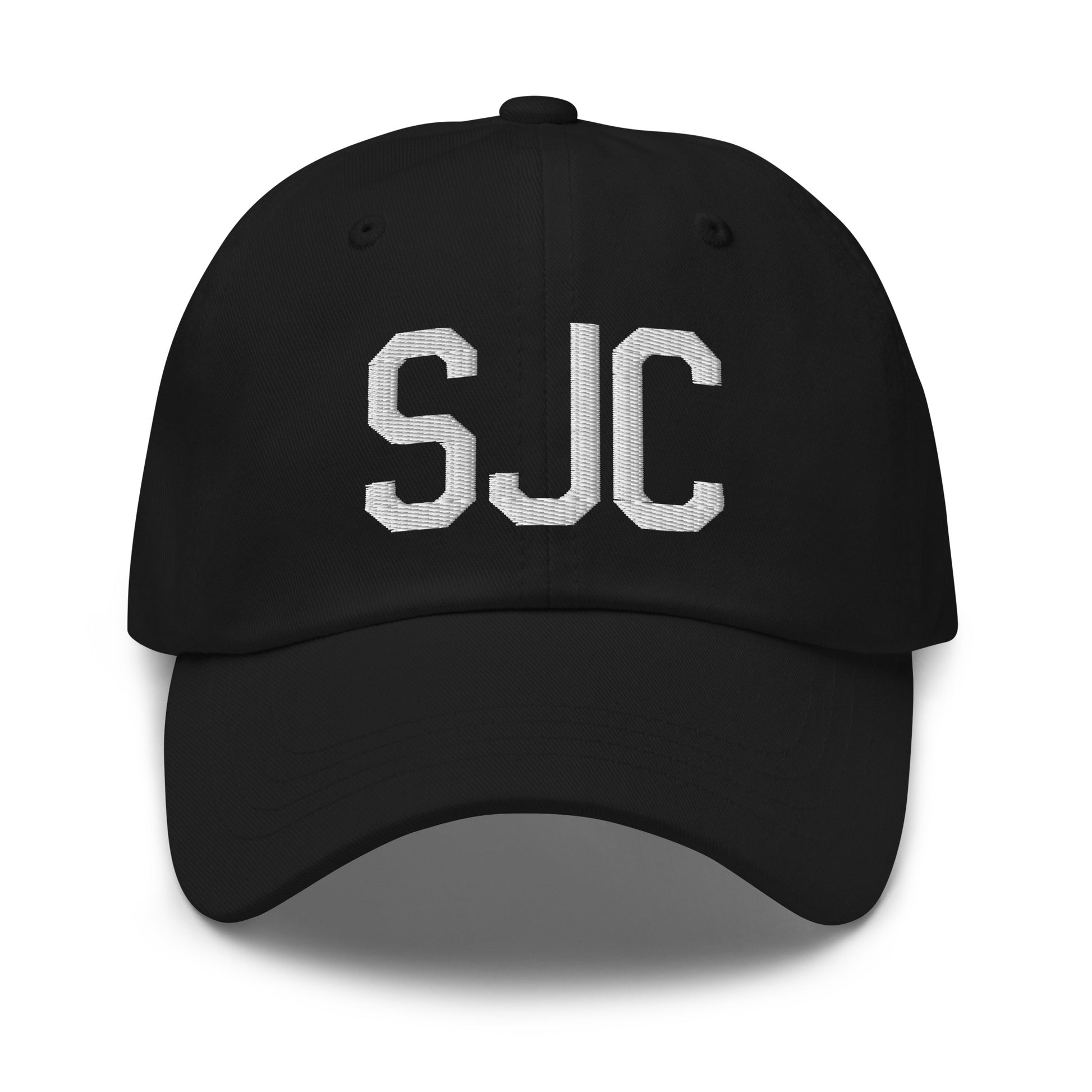 Airport Code Baseball Cap - White • SJC San Jose • YHM Designs - Image 14