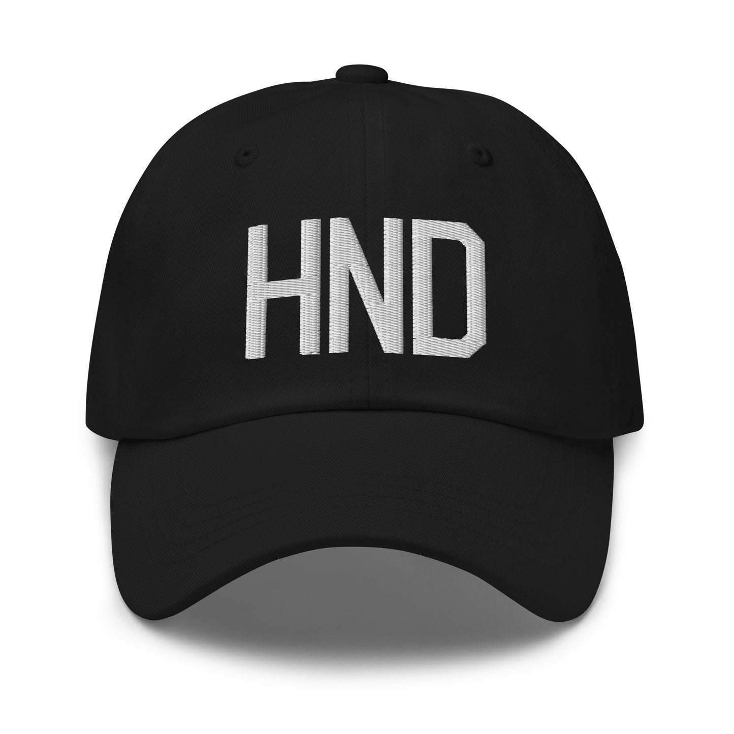 Airport Code Baseball Cap - White • HND Tokyo • YHM Designs - Image 14