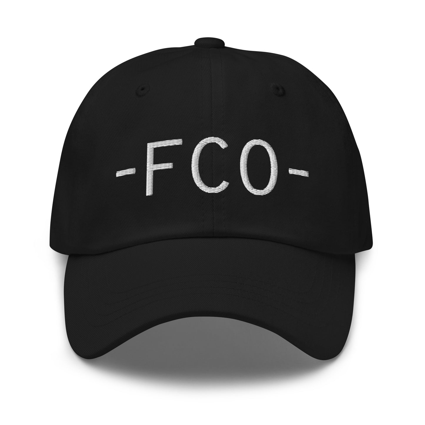 Souvenir Baseball Cap - White • FCO Rome • YHM Designs - Image 12