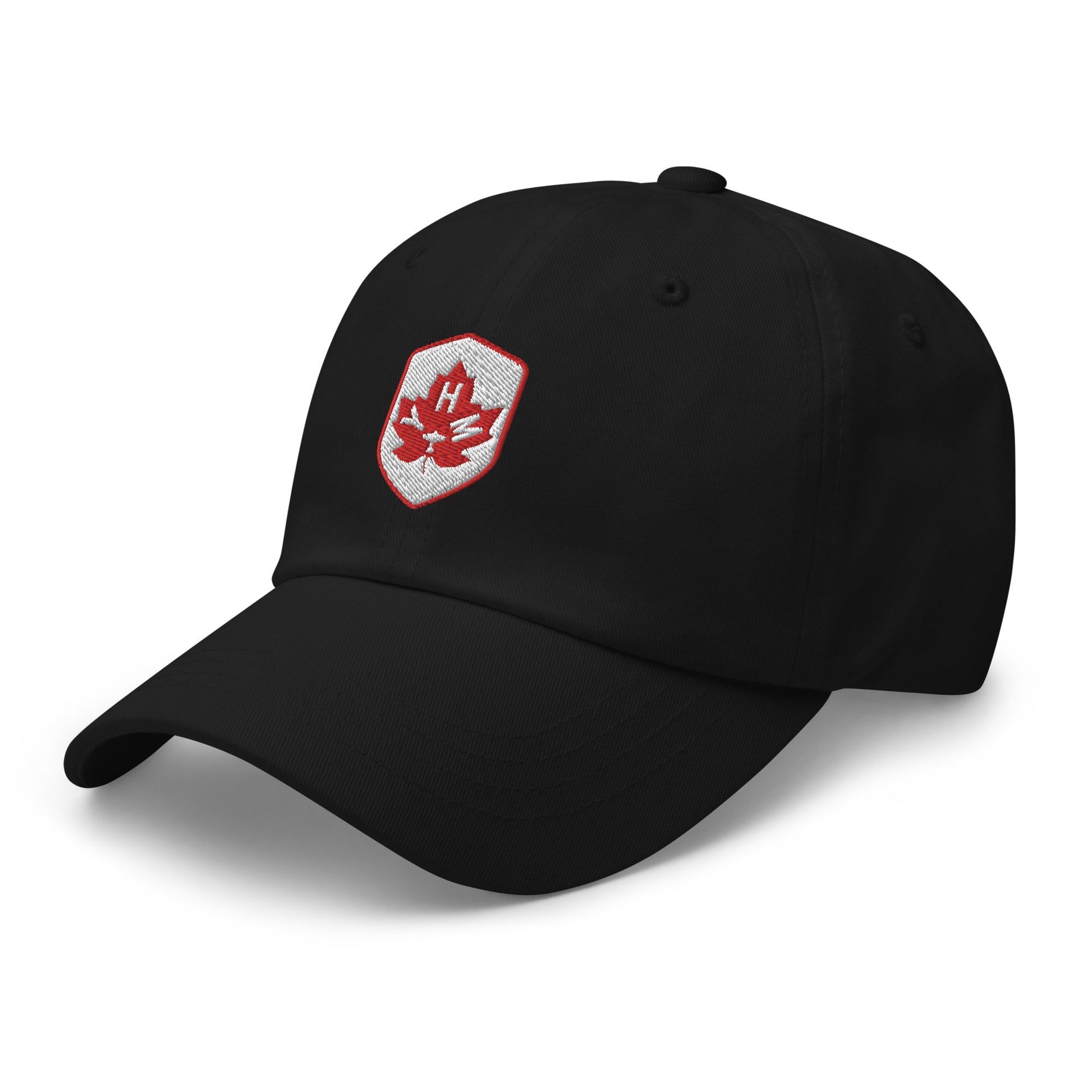 YHM Hamilton Baseball Cap • Maple Leaf Shield Design - Red & White • YHM Designs - Image 12