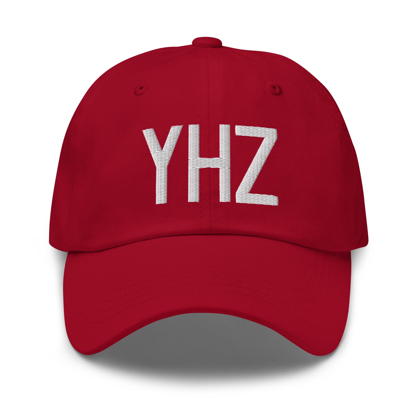 Airport Code Baseball Cap - White • YHZ Halifax • YHM Designs - Image 19