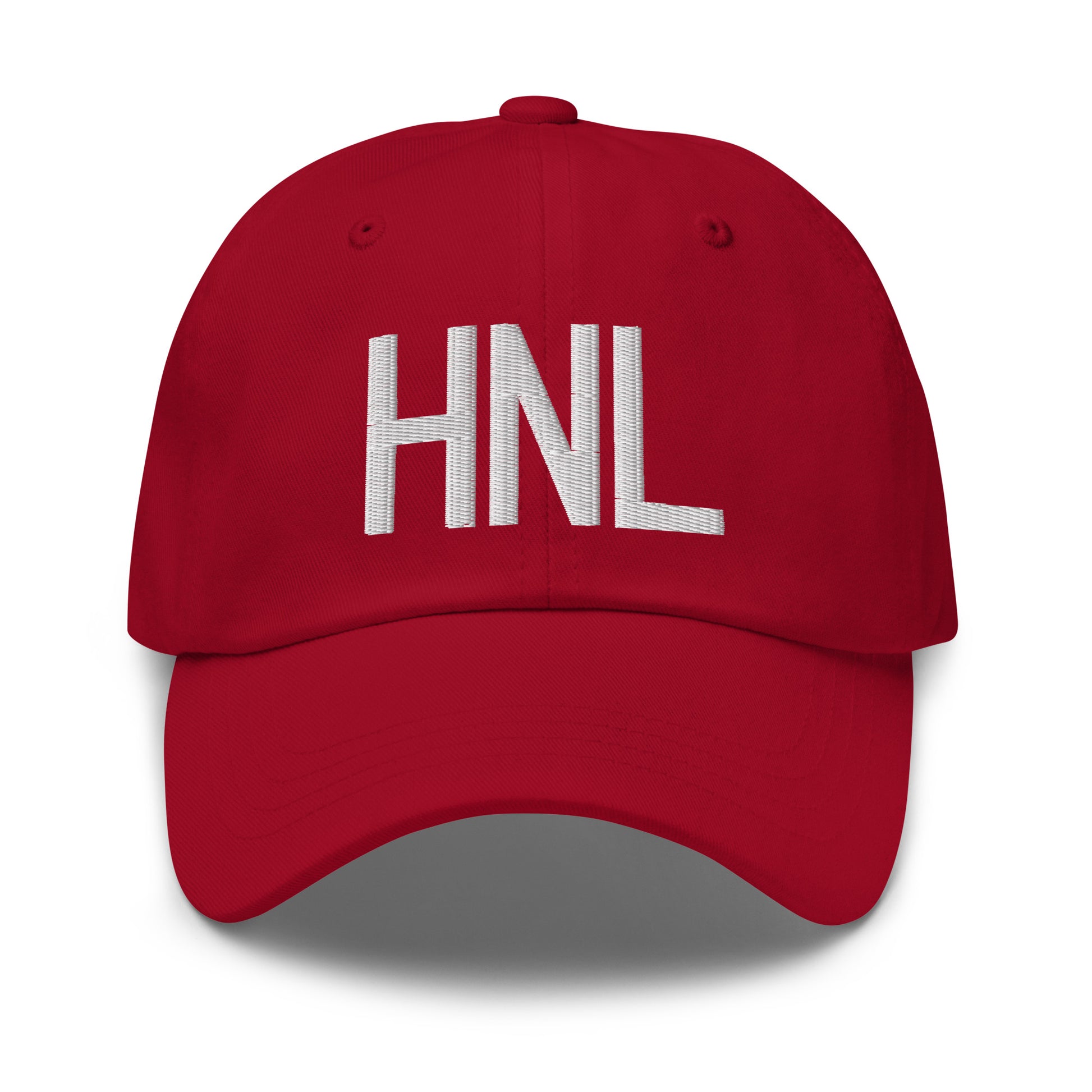 Airport Code Baseball Cap - White • HNL Honolulu • YHM Designs - Image 19
