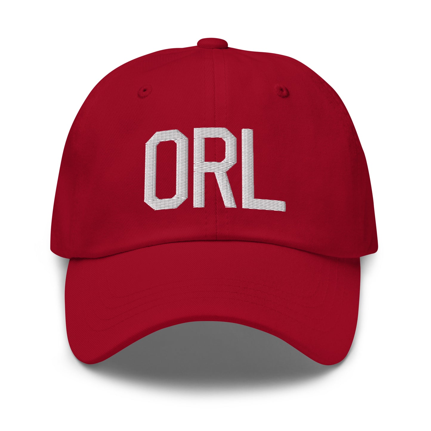 Airport Code Baseball Cap - White • ORL Orlando • YHM Designs - Image 19