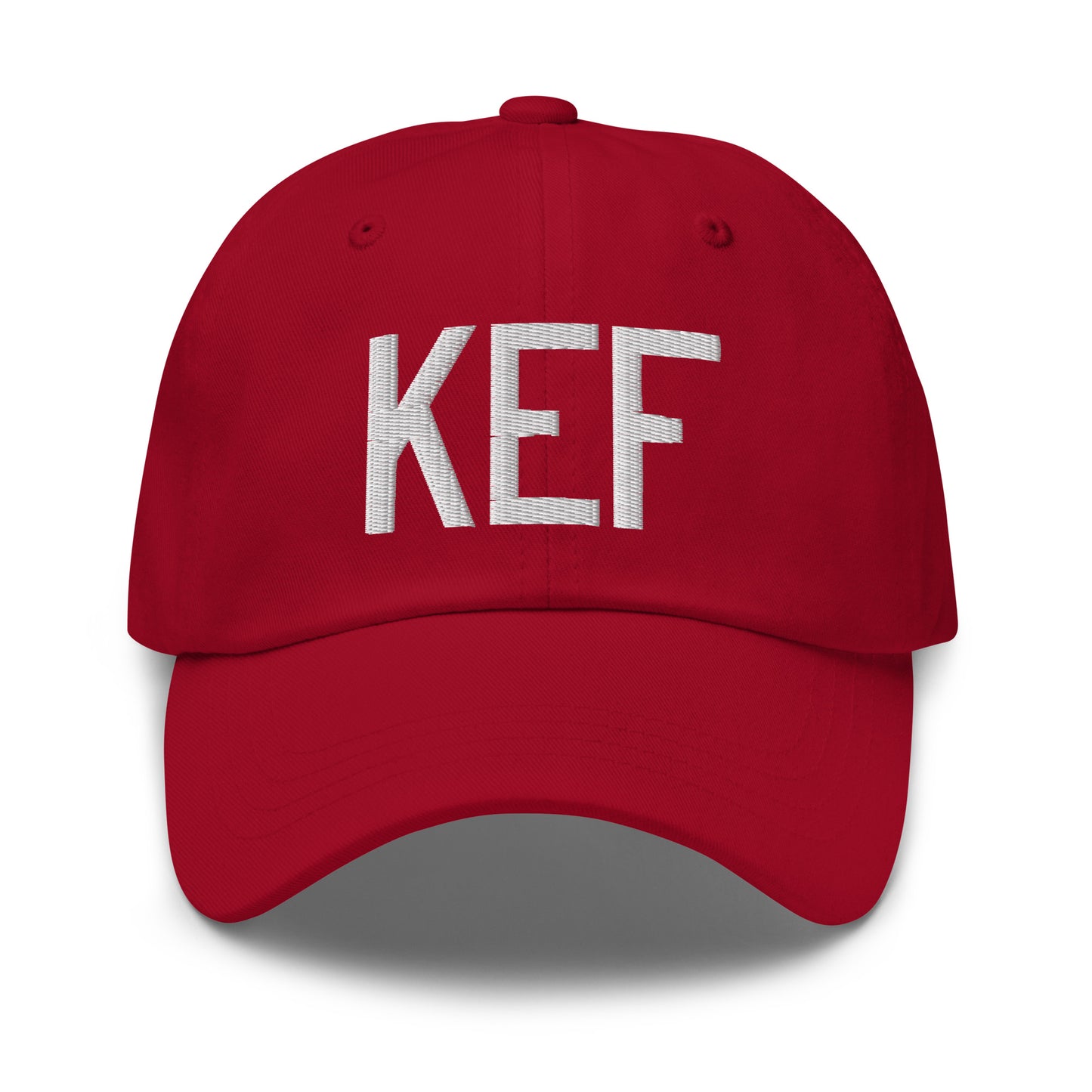 KEF Reykjavik Baseball Cap • Air Force Lettering in White • YHM Designs - Image 19