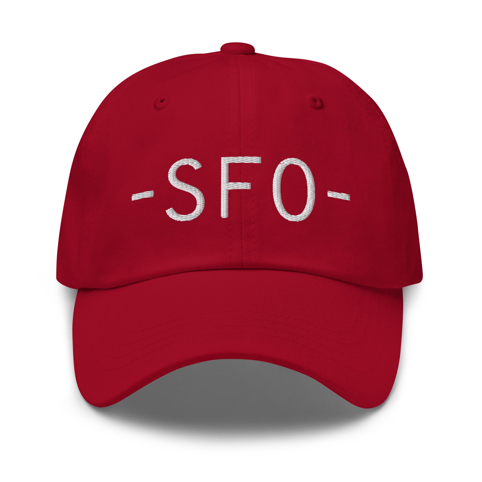 Souvenir Baseball Cap - White • SFO San Francisco • YHM Designs - Image 16