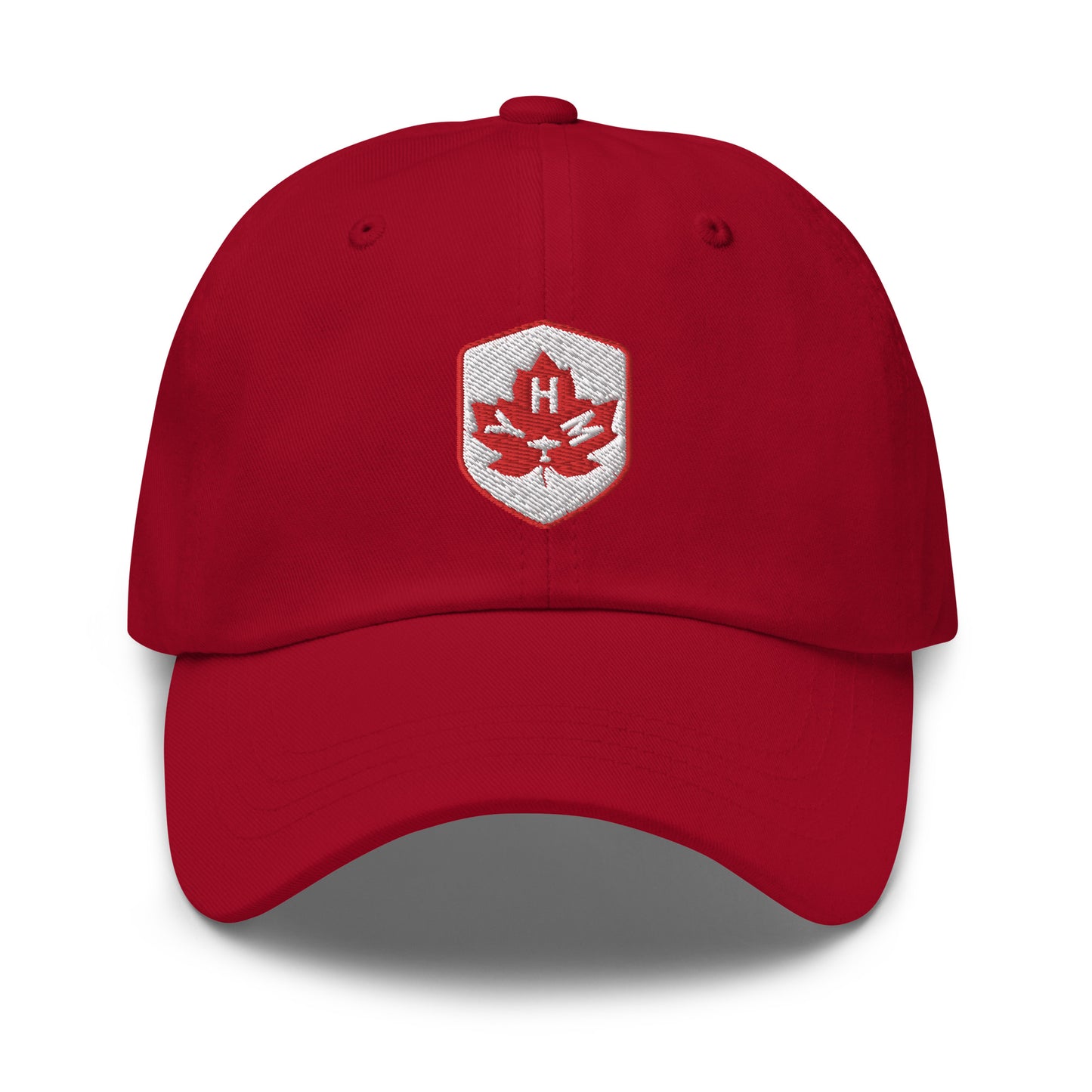 YHM Hamilton Baseball Cap • Maple Leaf Shield Design - Red & White • YHM Designs - Image 15
