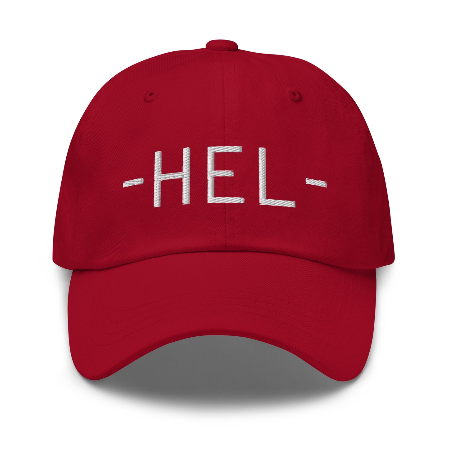 Souvenir Baseball Cap - White • HEL Helsinki • YHM Designs - Image 16