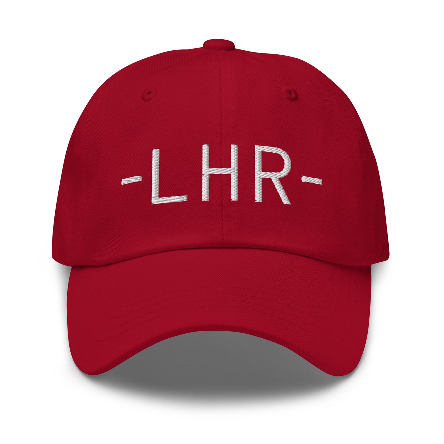 Souvenir Baseball Cap - White • LHR London • YHM Designs - Image 16