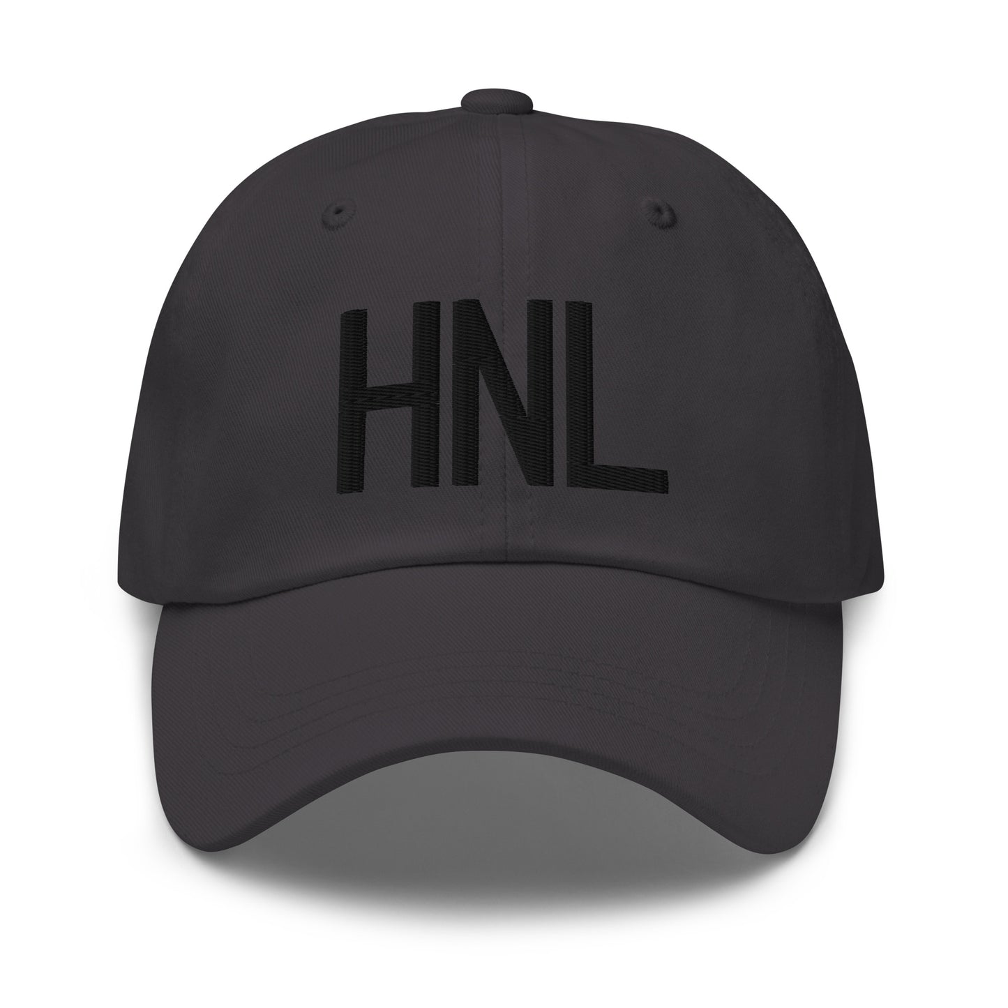 Airport Code Baseball Cap - Black • HNL Honolulu • YHM Designs - Image 13