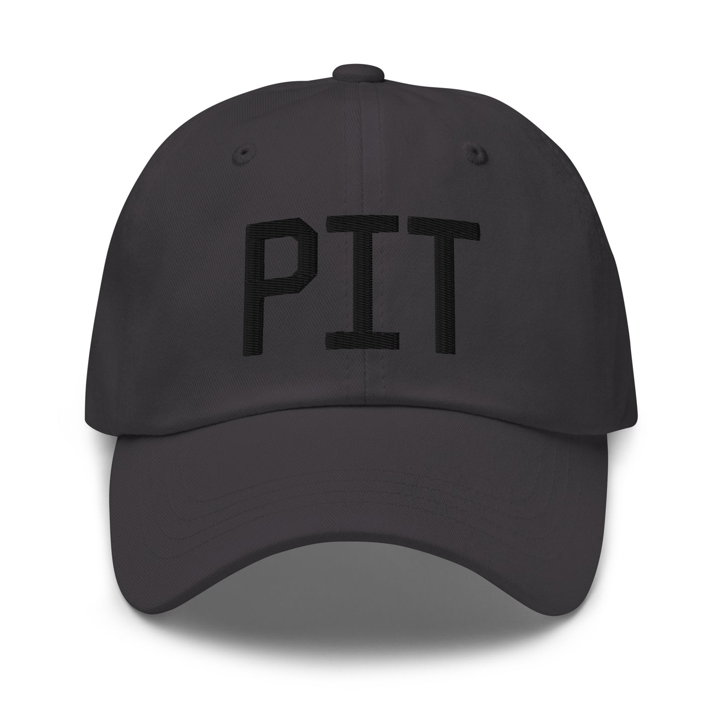 Airport Code Baseball Cap - Black • PIT Pittsburgh • YHM Designs - Image 13