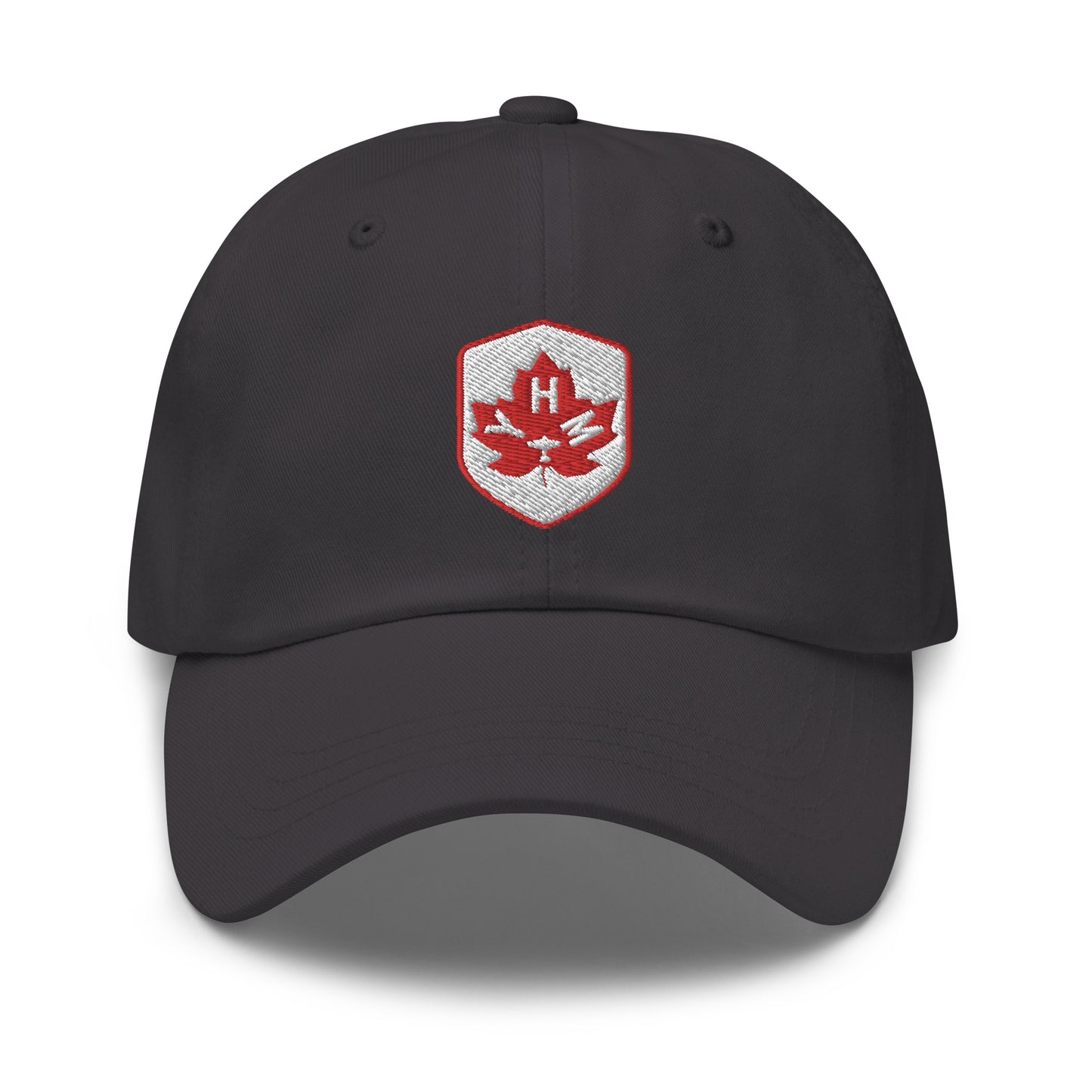 YHM Hamilton Baseball Cap • Maple Leaf Shield Design - Red & White • YHM Designs - Image 17
