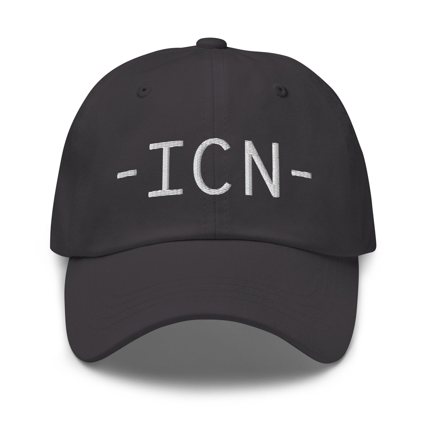 Souvenir Baseball Cap - White • ICN Seoul • YHM Designs - Image 19