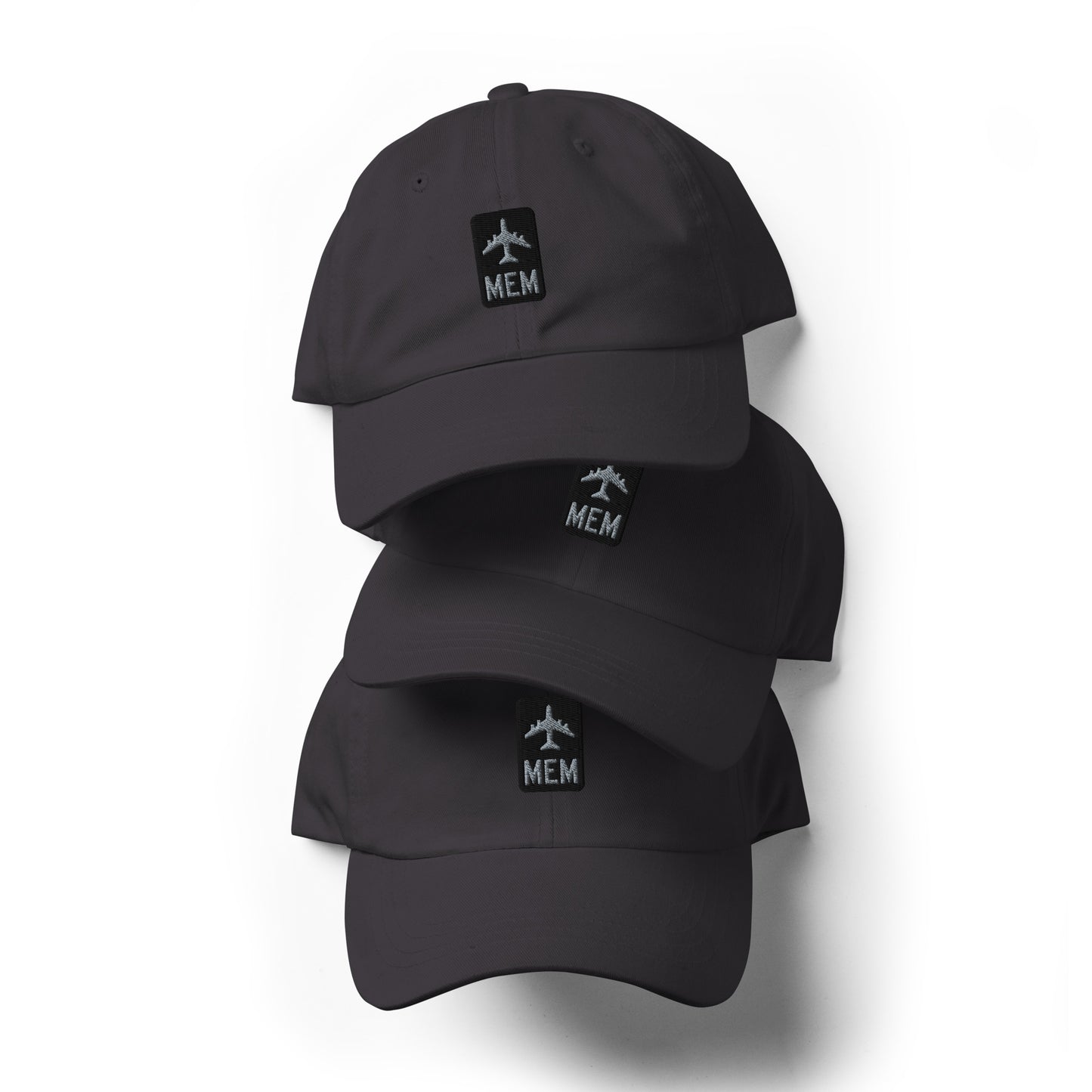 Jetliner Baseball Cap • Dark Grey • MEM Memphis • YHM Designs - Image 02