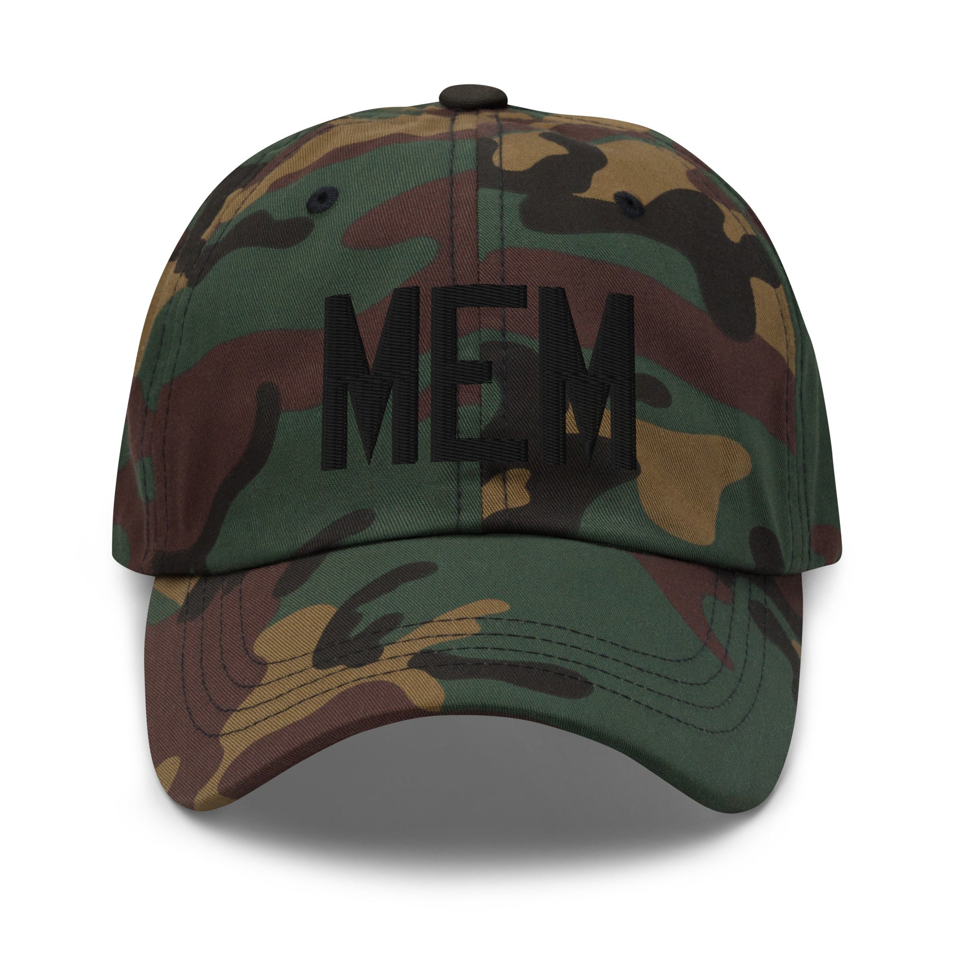 Airport Code Baseball Cap - Black • MEM Memphis • YHM Designs - Image 15