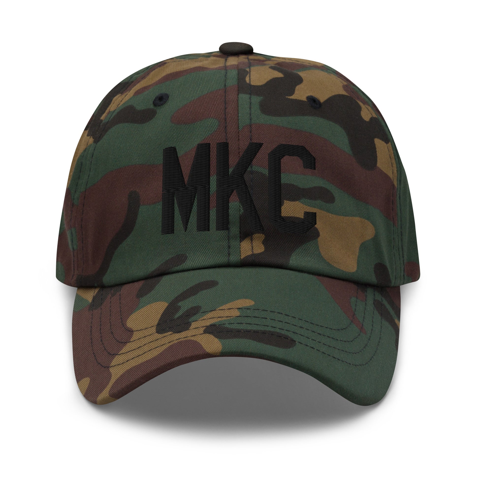 Airport Code Baseball Cap - Black • MKC Kansas City • YHM Designs - Image 15