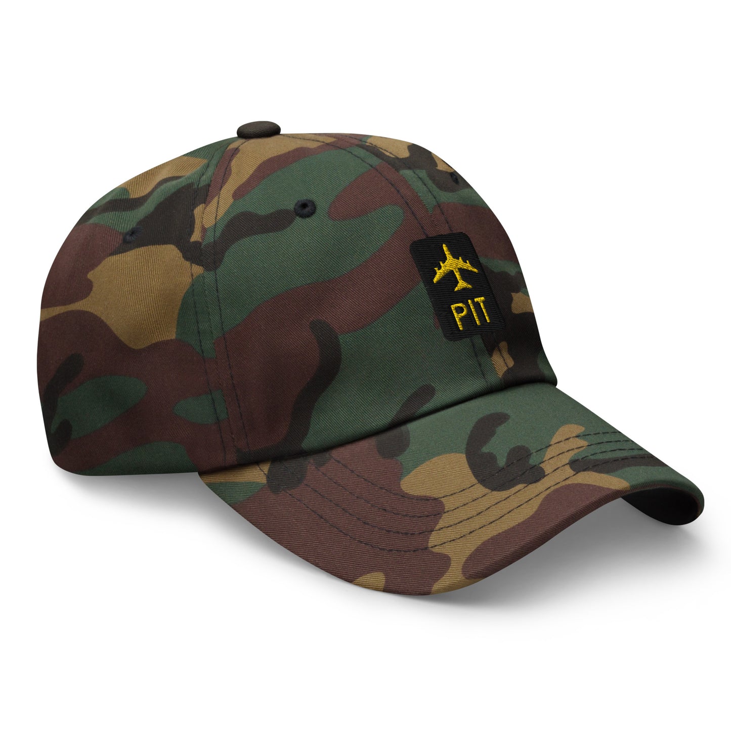 Jetliner Baseball Cap • Green Camo • PIT Pittsburgh Souvenir • YHM Designs - Image 08