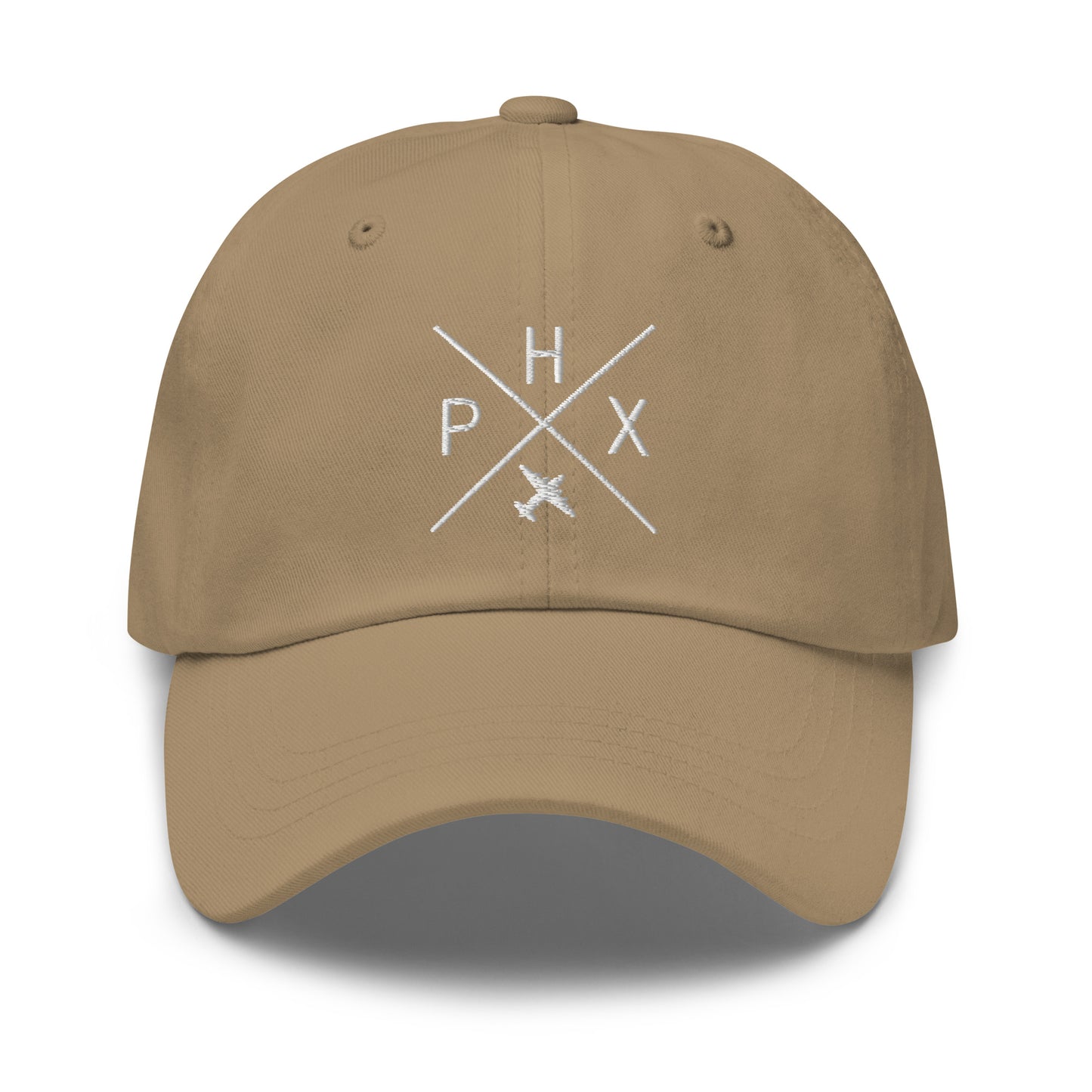 Crossed-X Dad Hat - White • PHX Phoenix • YHM Designs - Image 22