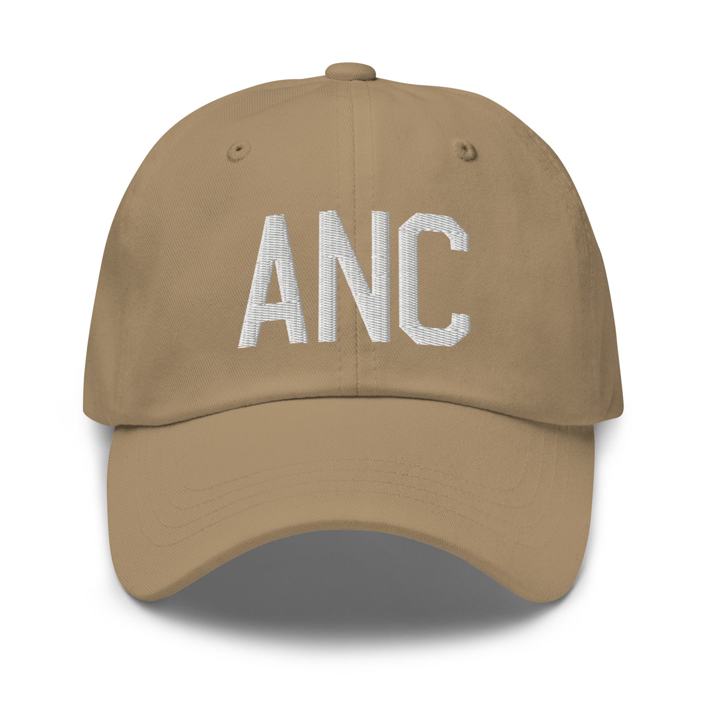 Airport Code Baseball Cap - White • ANC Anchorage • YHM Designs - Image 22