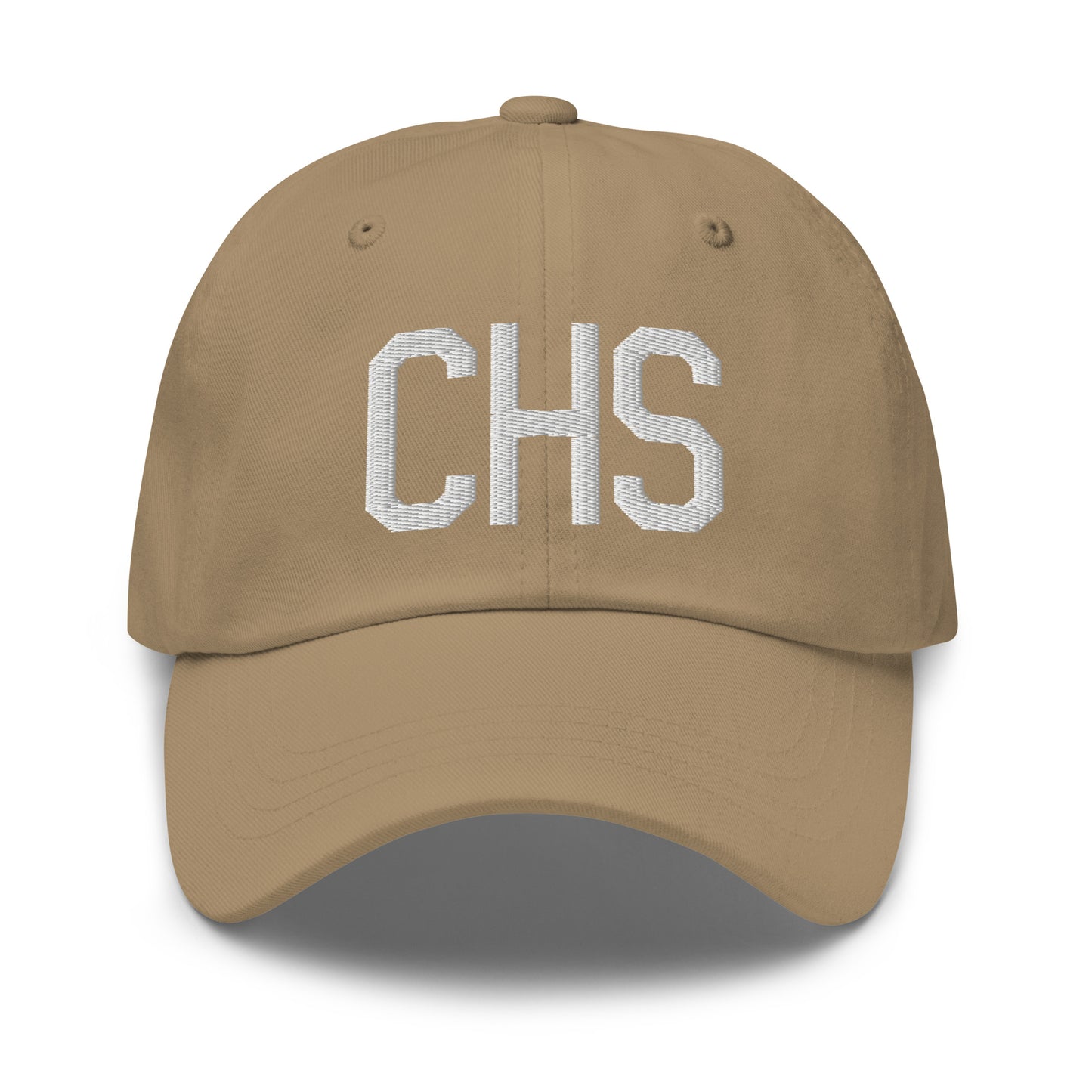 Airport Code Baseball Cap - White • CHS Charleston • YHM Designs - Image 22