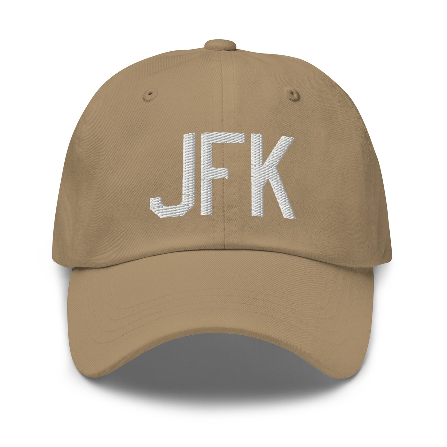 Airport Code Baseball Cap - White • JFK New York City • YHM Designs - Image 22