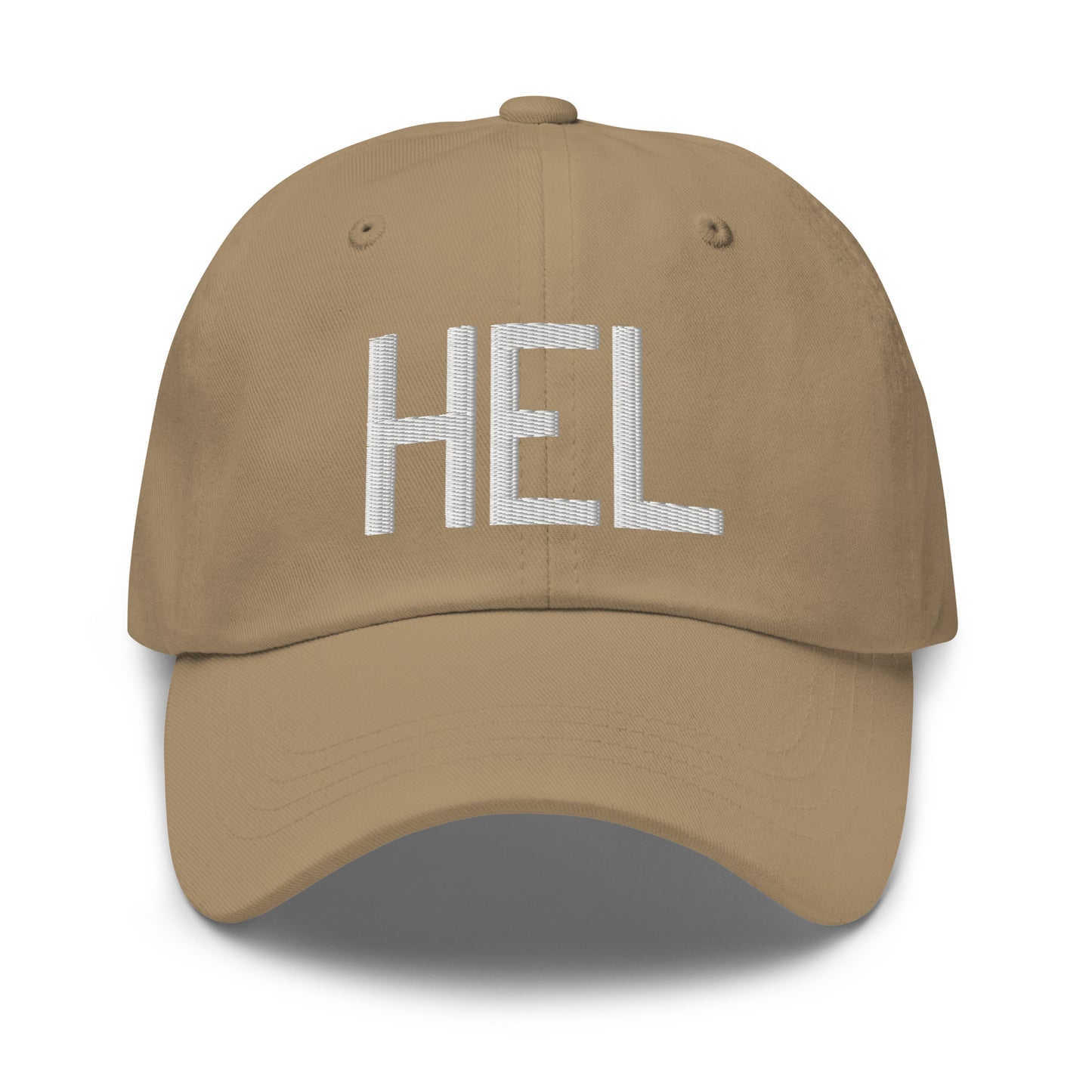Airport Code Baseball Cap - White • HEL Helsinki • YHM Designs - Image 22