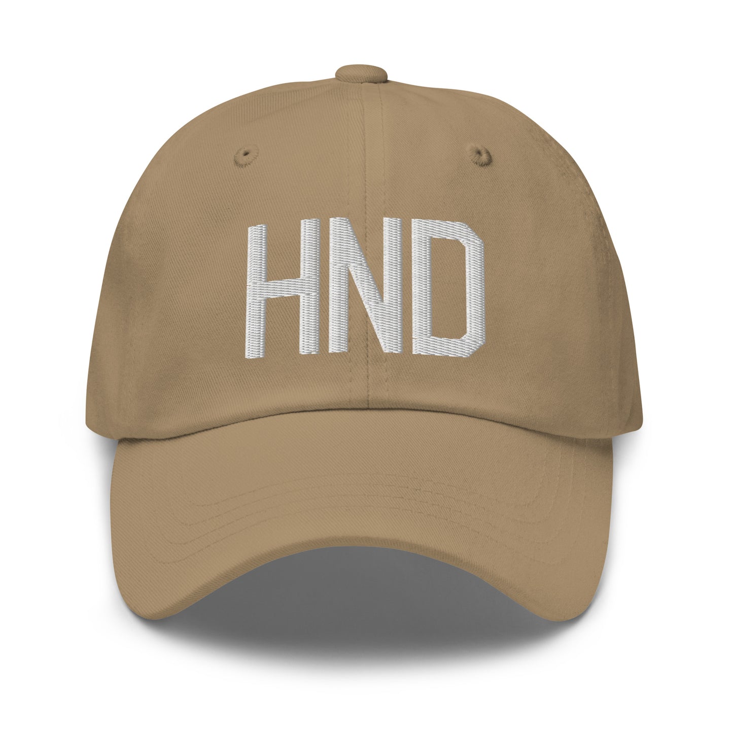 Airport Code Baseball Cap - White • HND Tokyo • YHM Designs - Image 22