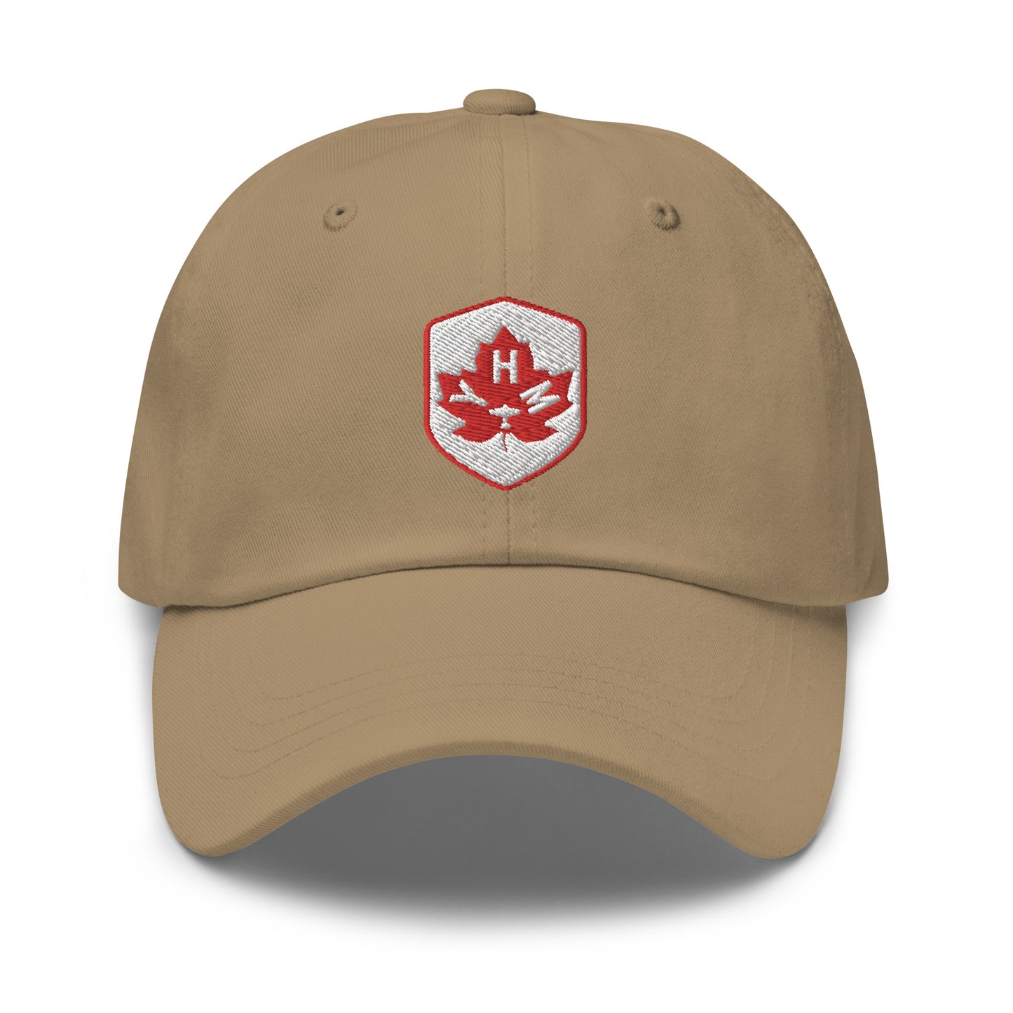 YHM Hamilton Baseball Cap • Maple Leaf Shield Design - Red & White • YHM Designs - Image 21