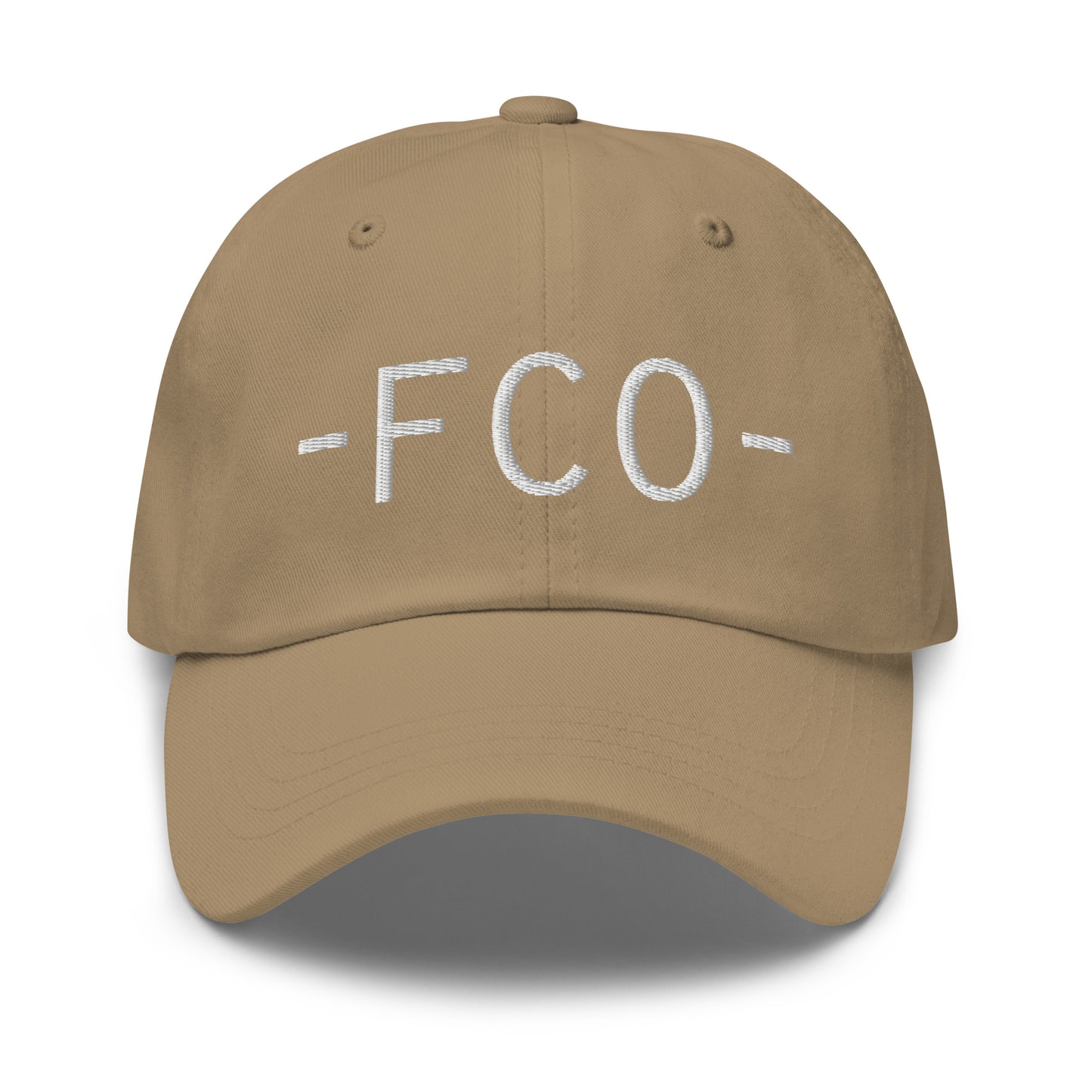 Souvenir Baseball Cap - White • FCO Rome • YHM Designs - Image 21