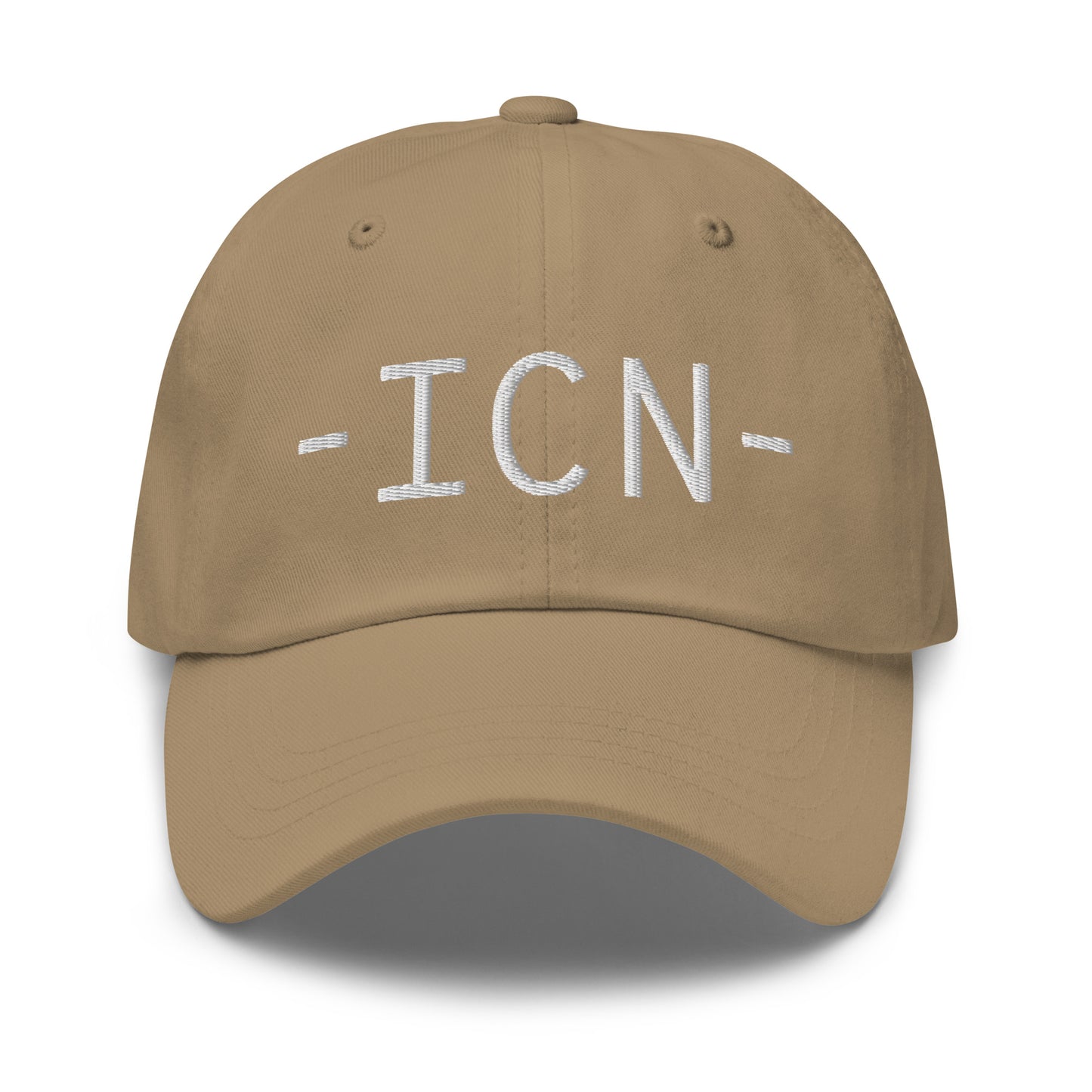 Souvenir Baseball Cap - White • ICN Seoul • YHM Designs - Image 21