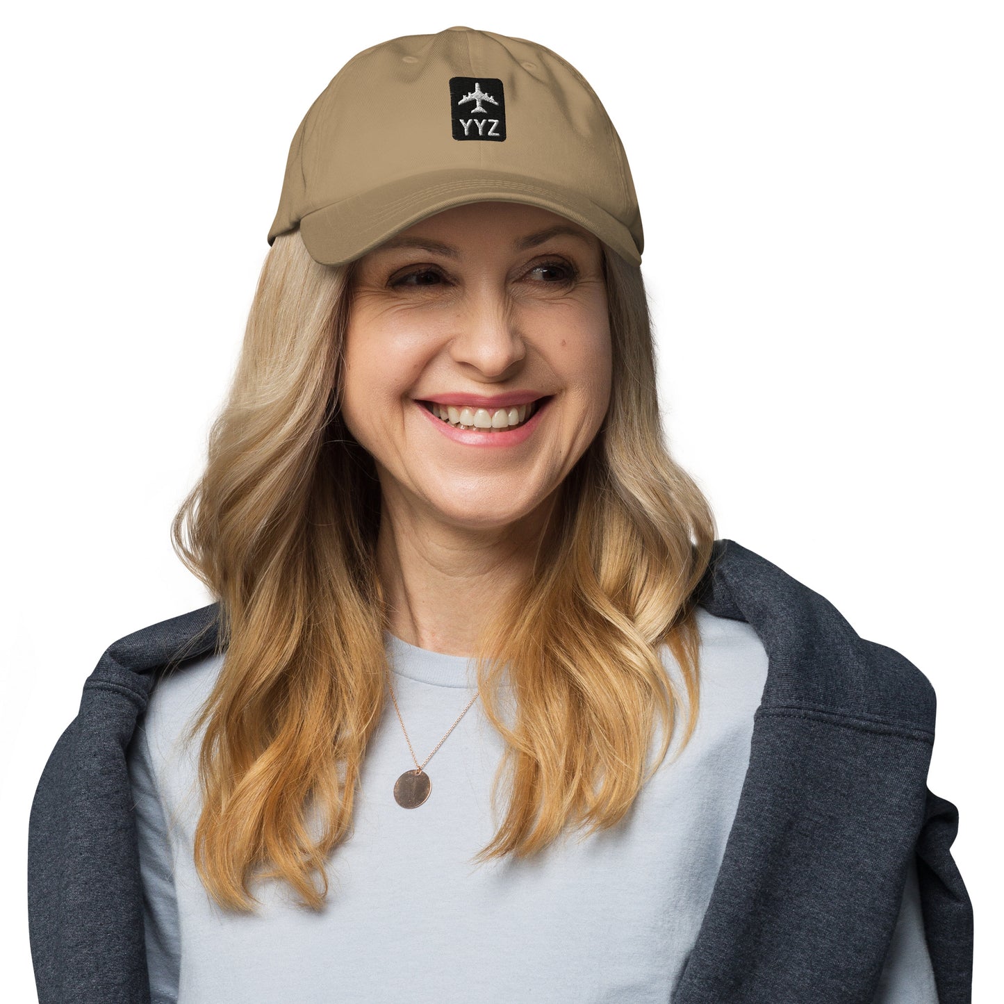 Jetliner Baseball Cap • Khaki • YYZ Toronto • YHM Designs - Image 06