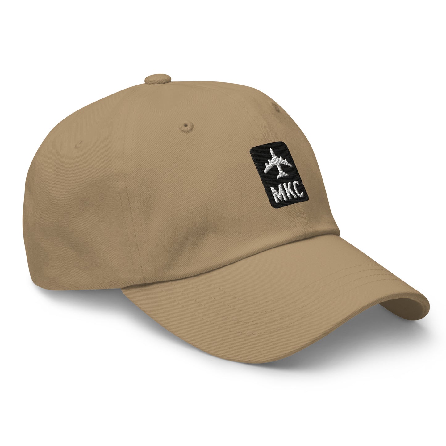 Jetliner Baseball Cap • Khaki • MKC Kansas City • YHM Designs - Image 09