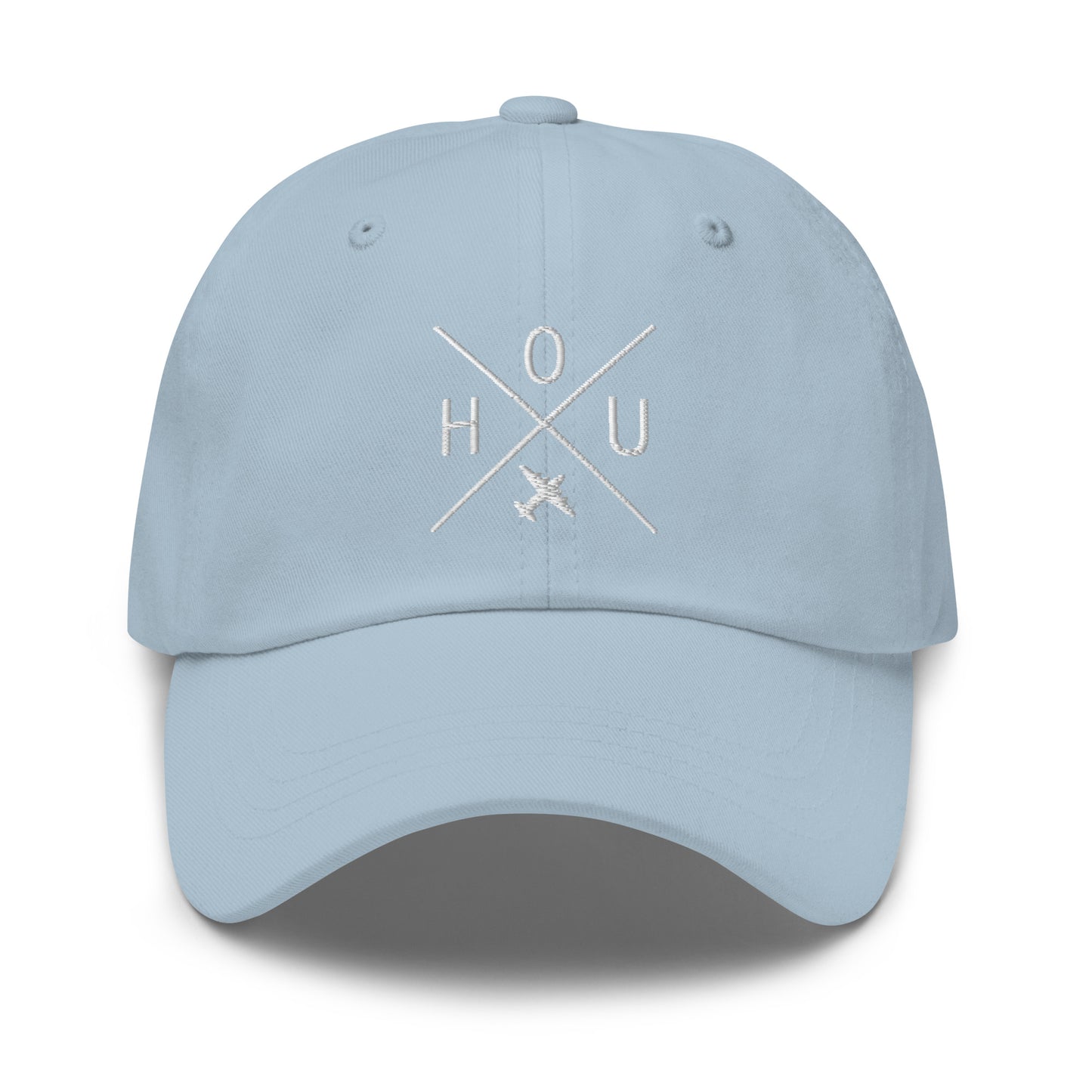 Crossed-X Dad Hat - White • HOU Houston • YHM Designs - Image 28