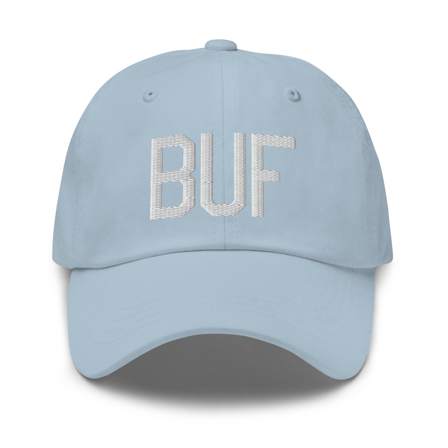 Airport Code Baseball Cap - White • BUF Buffalo • YHM Designs - Image 28