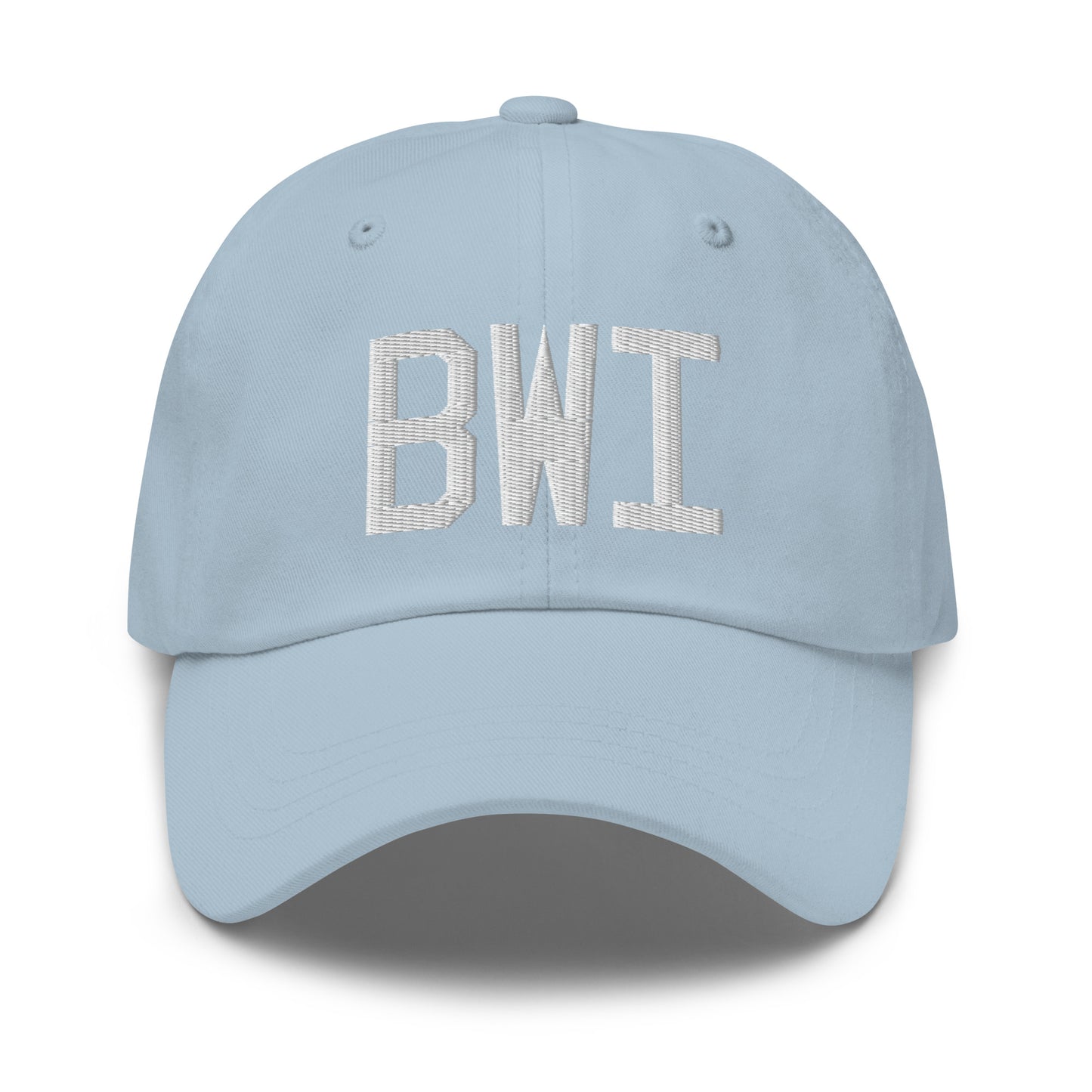 Airport Code Baseball Cap - White • BWI Baltimore • YHM Designs - Image 28