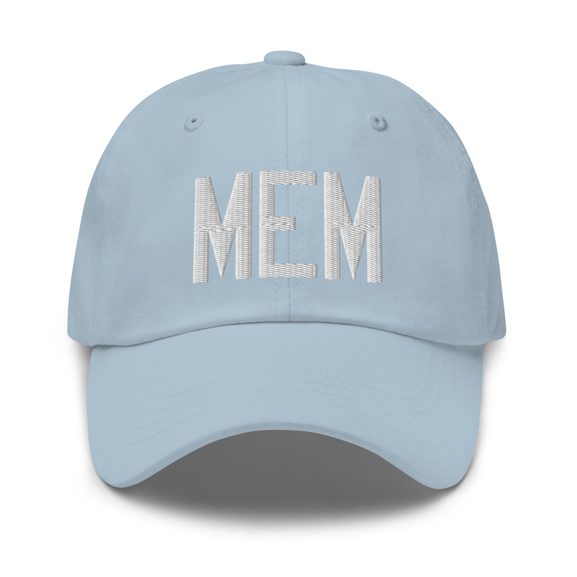 Airport Code Baseball Cap - White • MEM Memphis • YHM Designs - Image 28