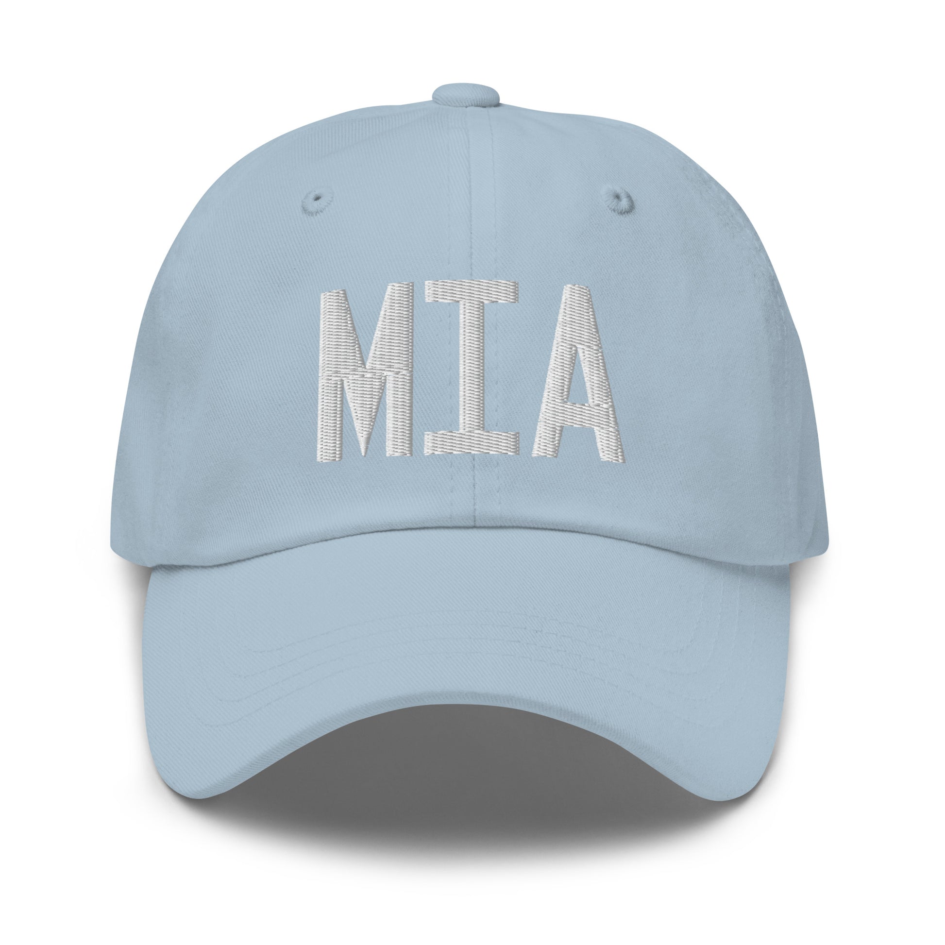 Airport Code Baseball Cap - White • MIA Miami • YHM Designs - Image 28