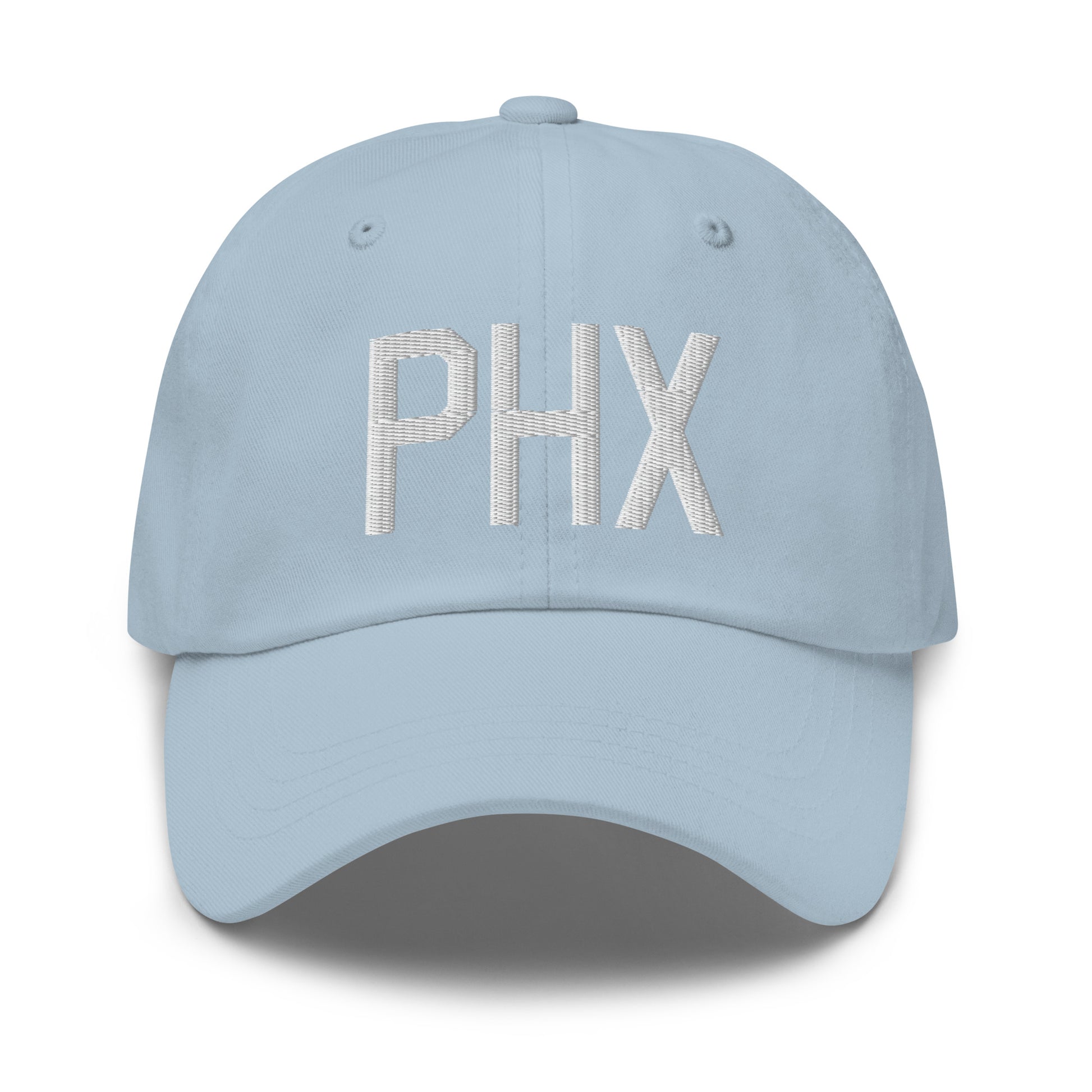 Airport Code Baseball Cap - White • PHX Phoenix • YHM Designs - Image 28