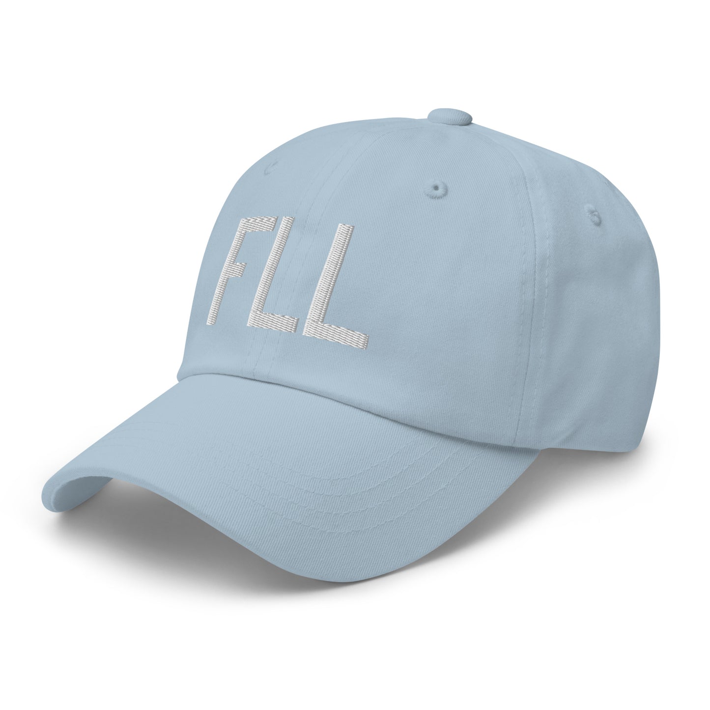 Airport Code Baseball Cap - White • FLL Fort Lauderdale • YHM Designs - Image 30