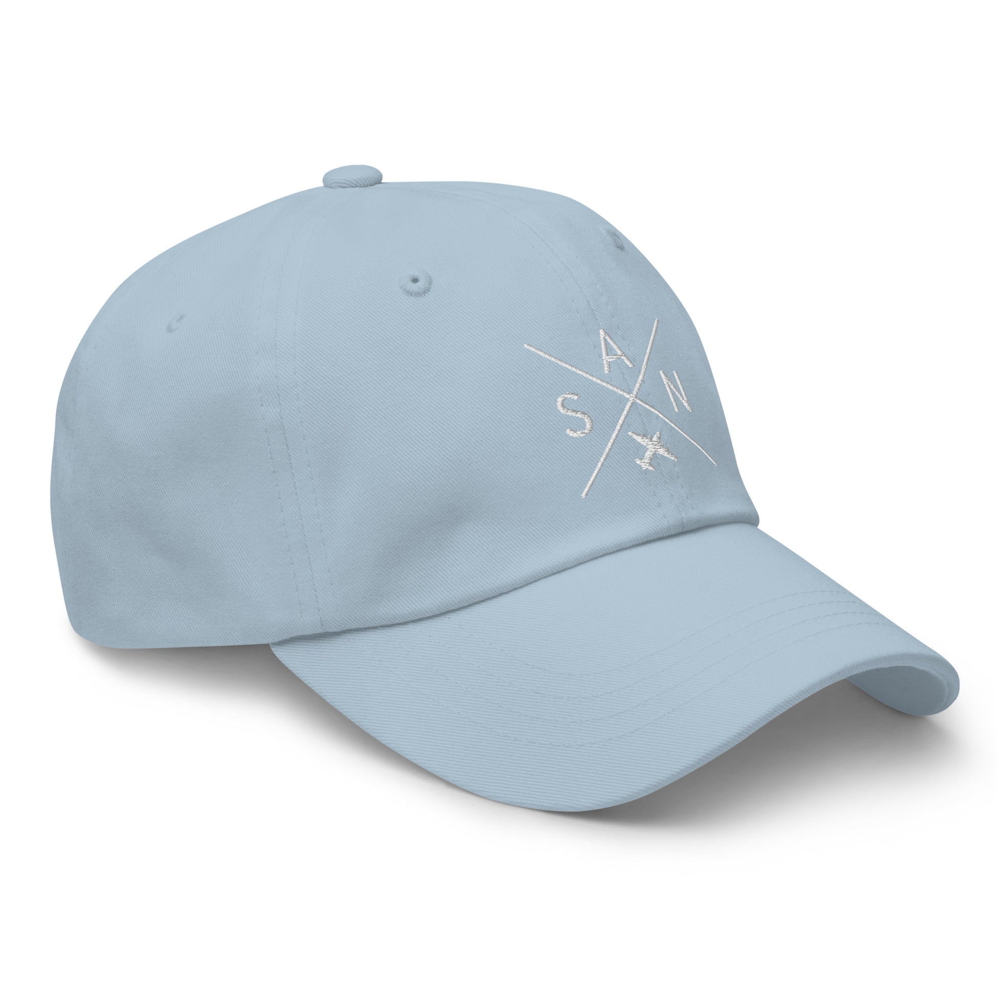 Crossed-X Dad Hat - White • SAN San Diego • YHM Designs - Image 29
